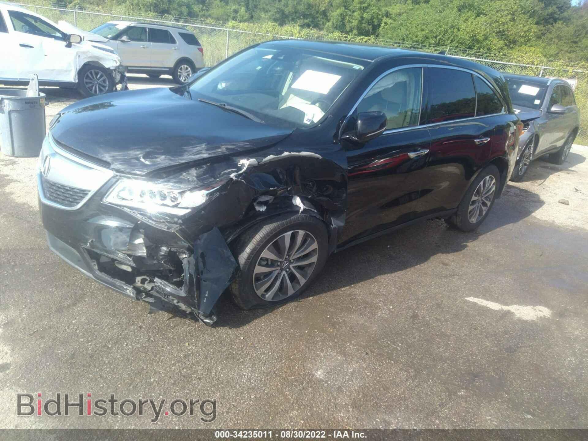 2016 ACURA MDX - VIN: 5FRYD4H48GB016303 - Photo 2