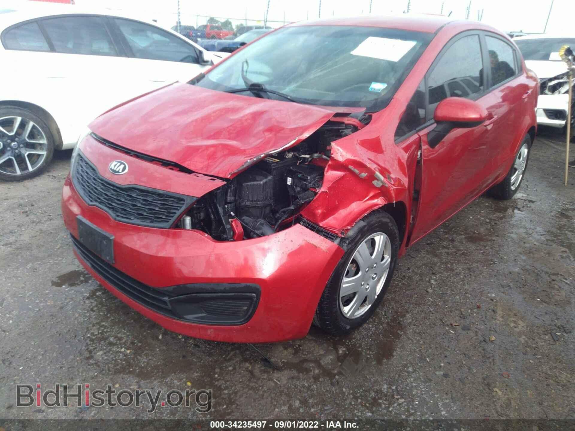 2014 KIA RIO - VIN: KNADM4A35E6348853 - Фото 2