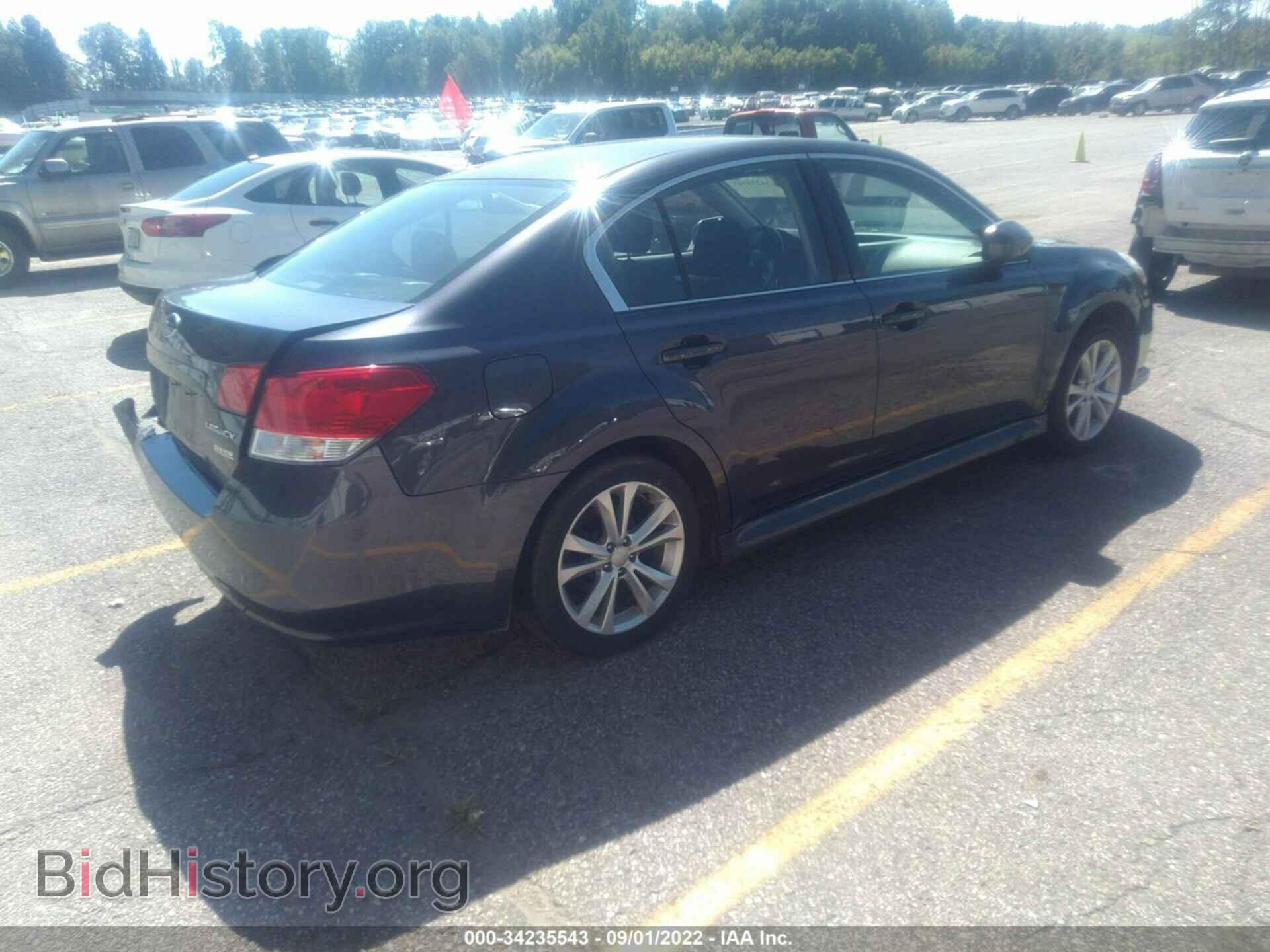 2013 SUBARU LEGACY - VIN: 4S3BMBC69D3038162 - Фото 4