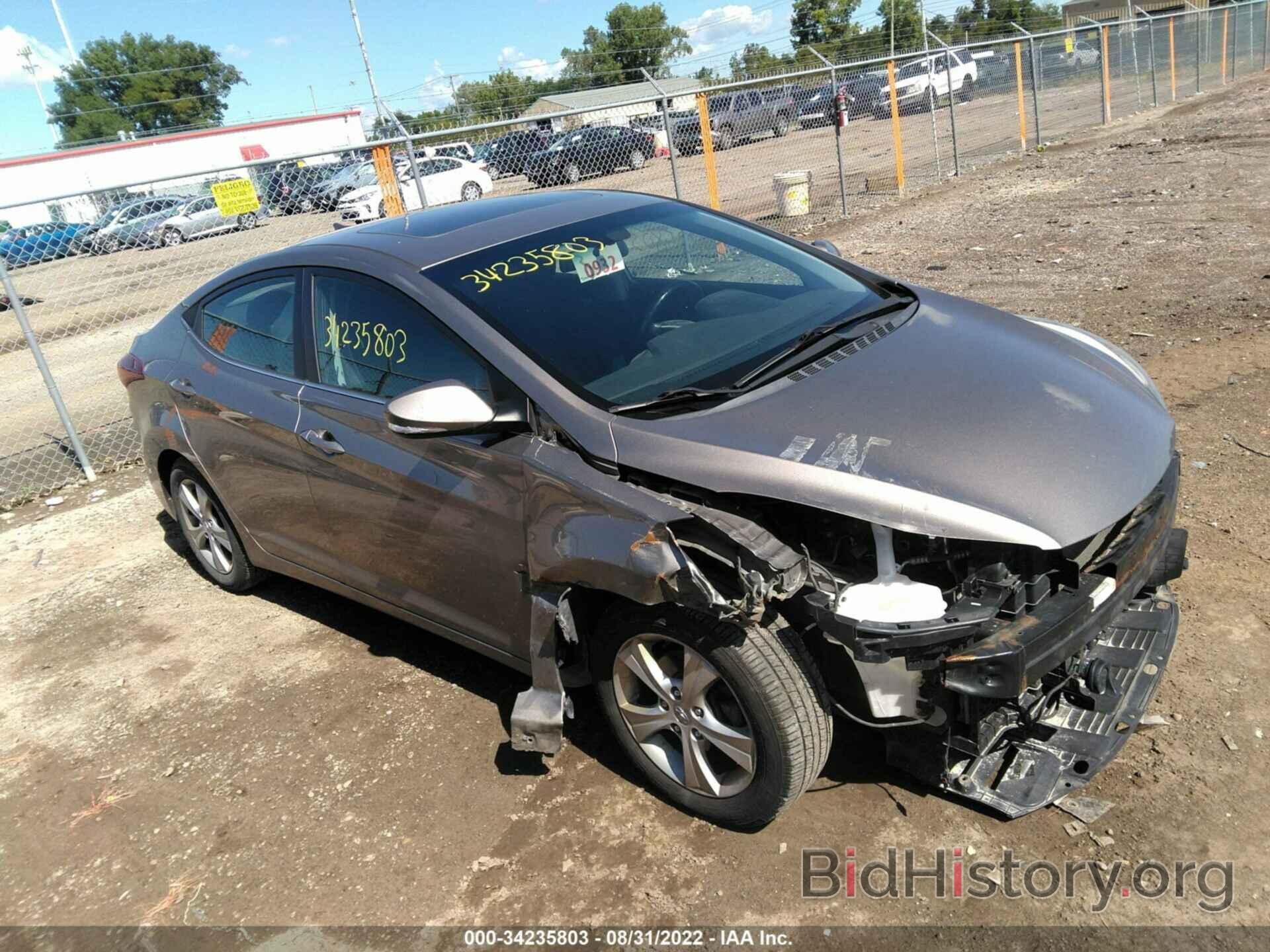 Photo 5NPDH4AE8GH740839 - HYUNDAI ELANTRA 2016