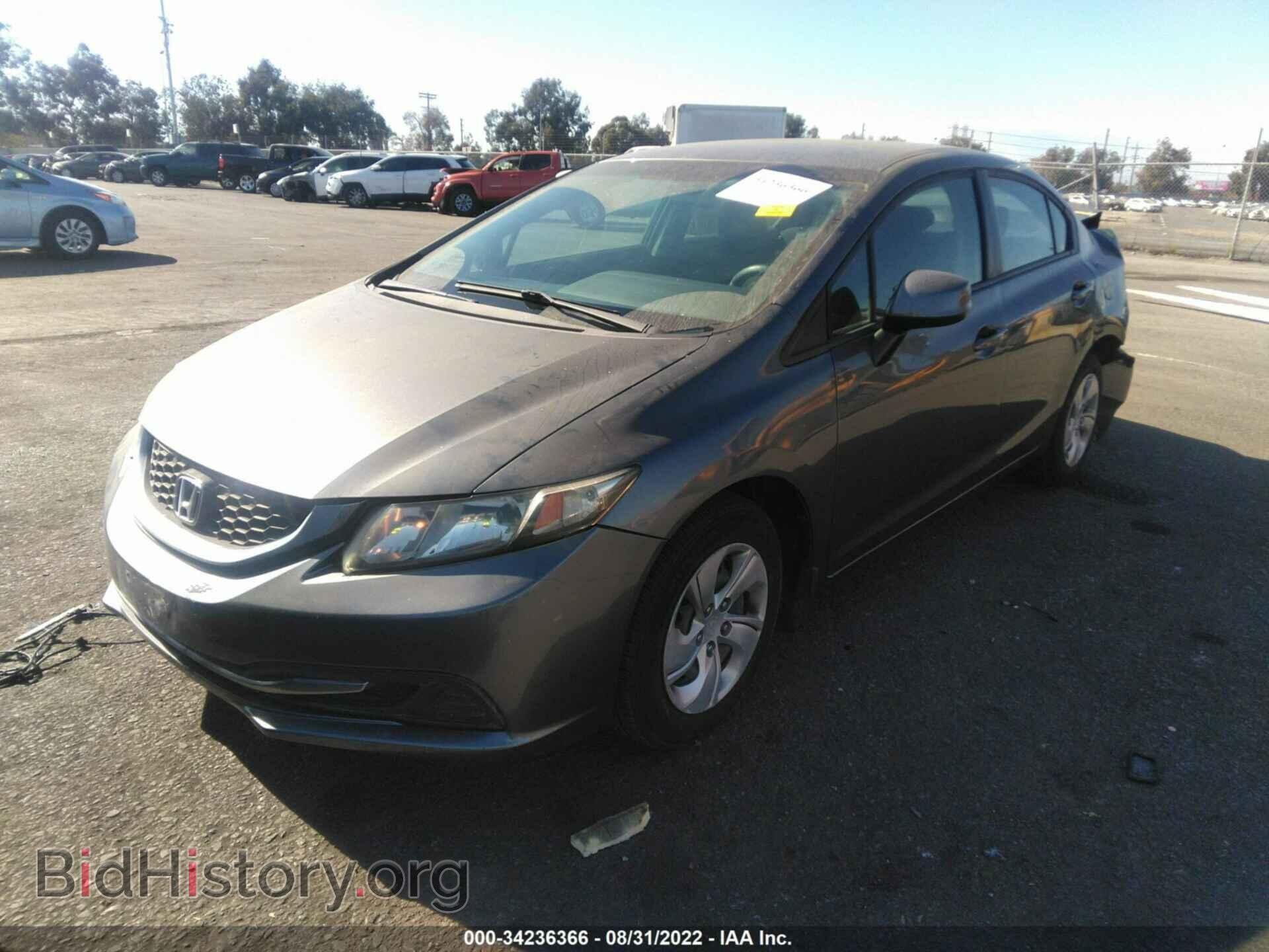 2013 HONDA CIVIC SDN - VIN: 19XFB2F52DE238870 - Фото 2