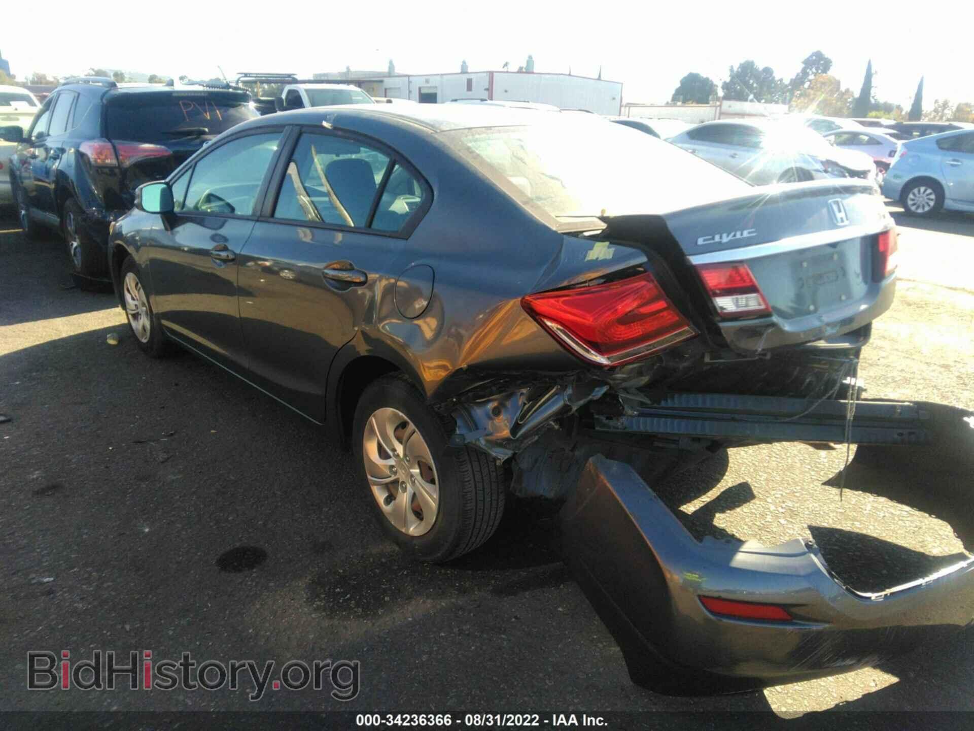 2013 HONDA CIVIC SDN - VIN: 19XFB2F52DE238870 - Фото 3