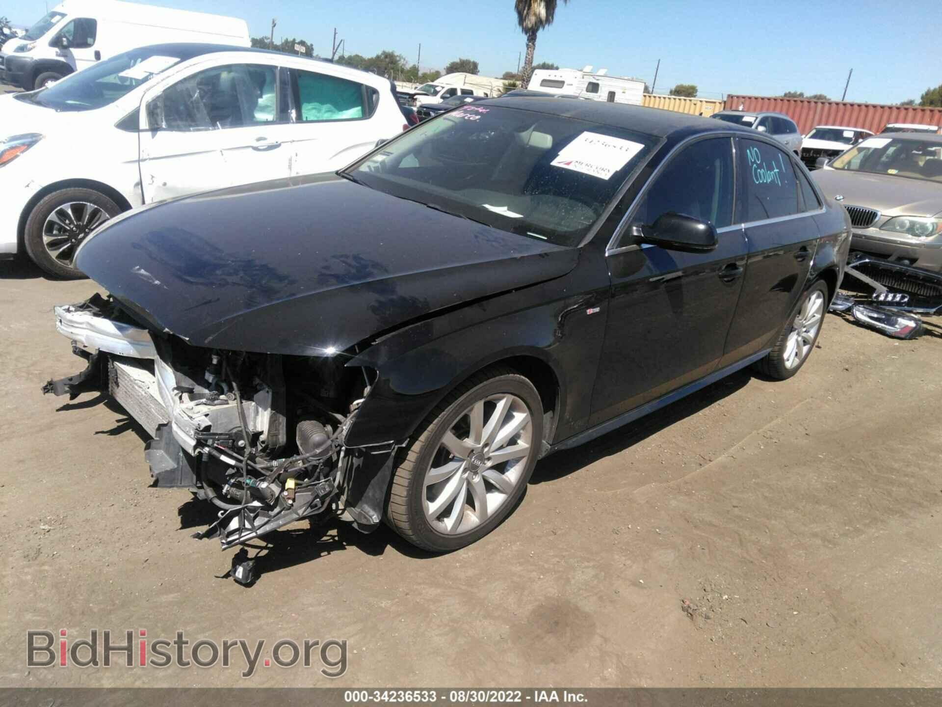 2014 AUDI A4 - VIN: WAUBFAFL2EN004718 - Фото 2