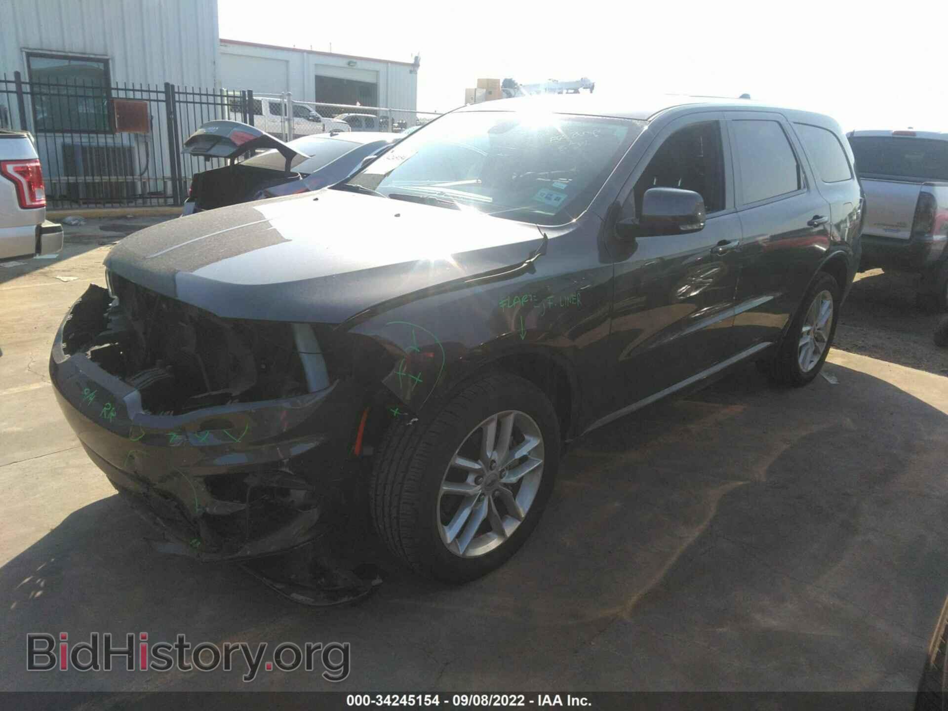 2021 DODGE DURANGO - VIN: 1C4RDJDG3MC609595 - Фото 2
