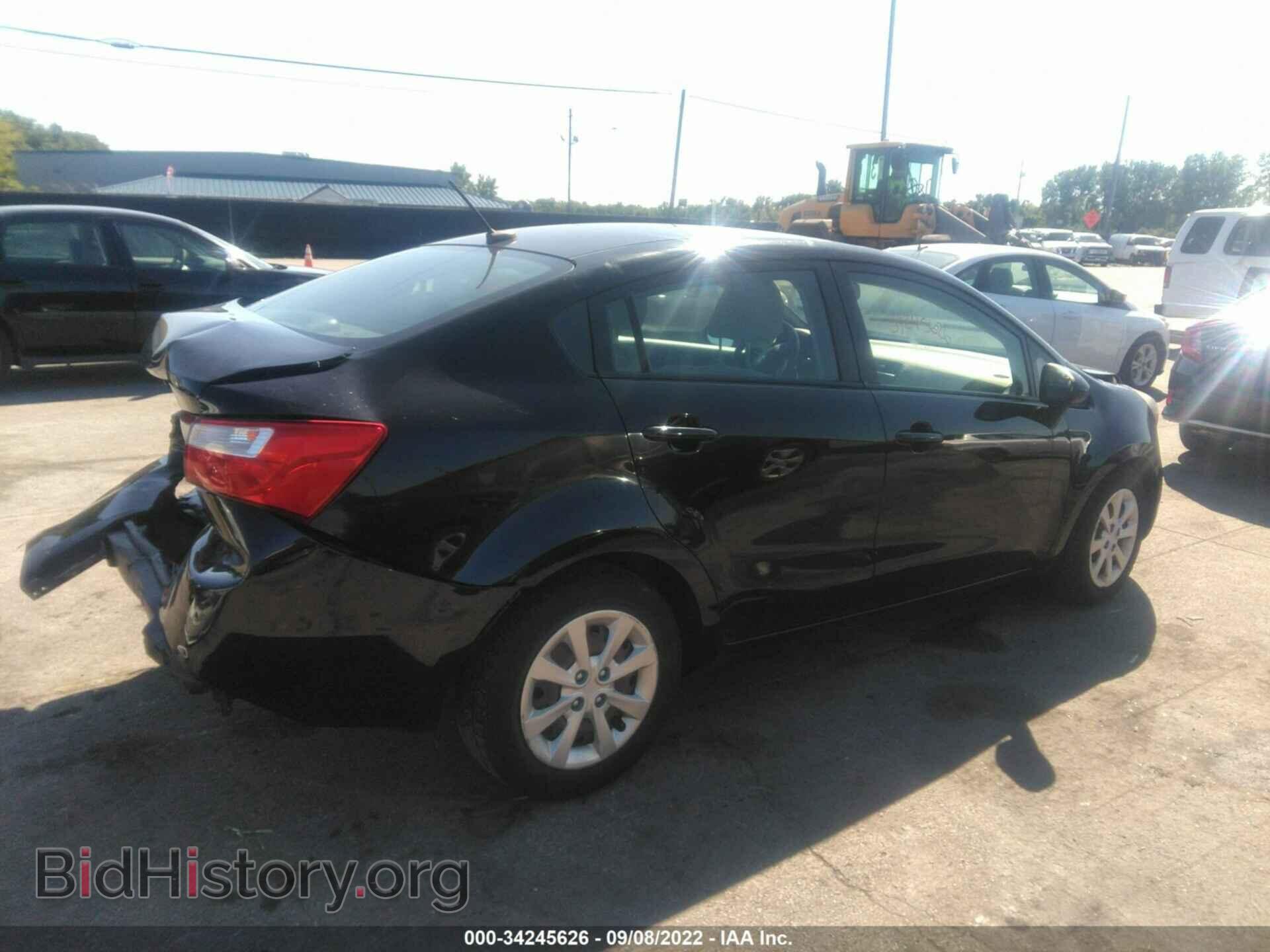 2013 KIA RIO - VIN: KNADM4A34D6162297 - Фото 4