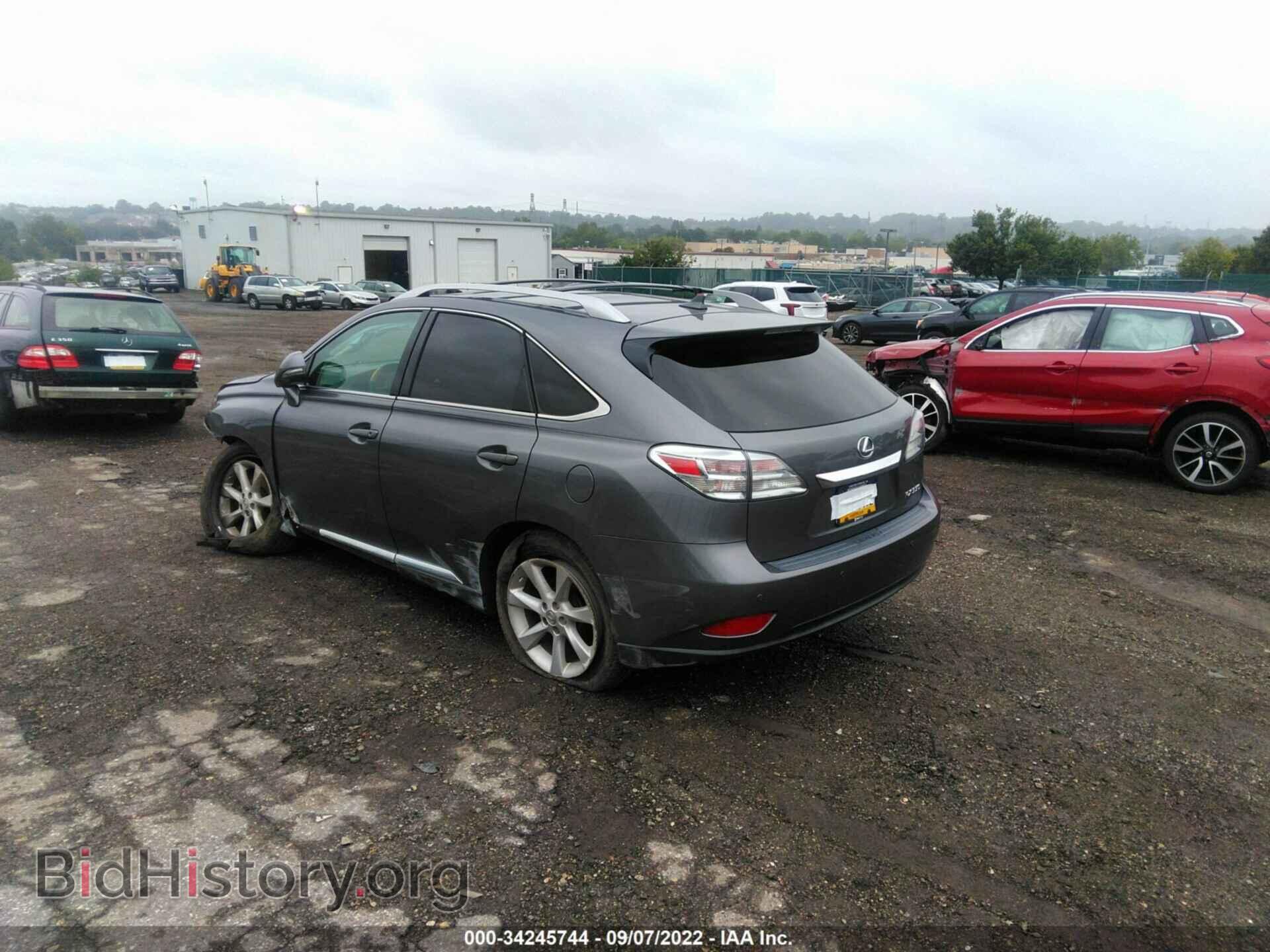 2012 LEXUS RX 350 - VIN: 2T2ZK1BA3CC072104 - Фото 3
