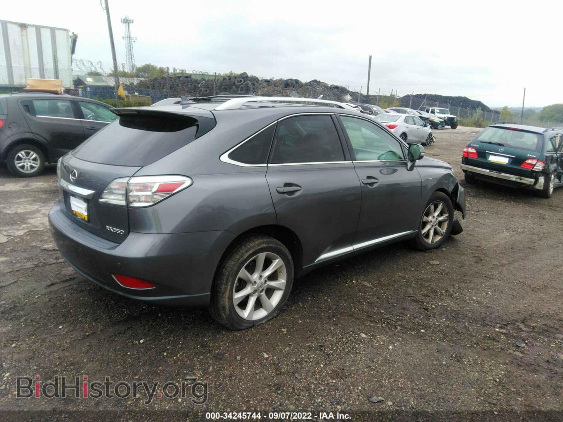 2012 LEXUS RX 350 - VIN: 2T2ZK1BA3CC072104 - Фото 4