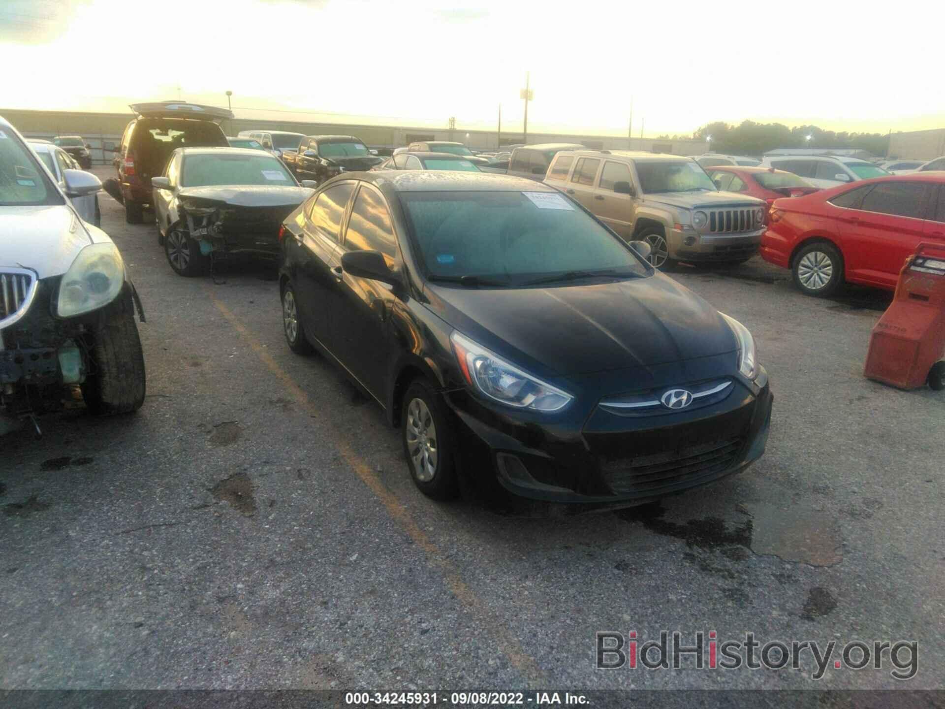 Photo KMHCT4AE6GU057016 - HYUNDAI ACCENT 2016