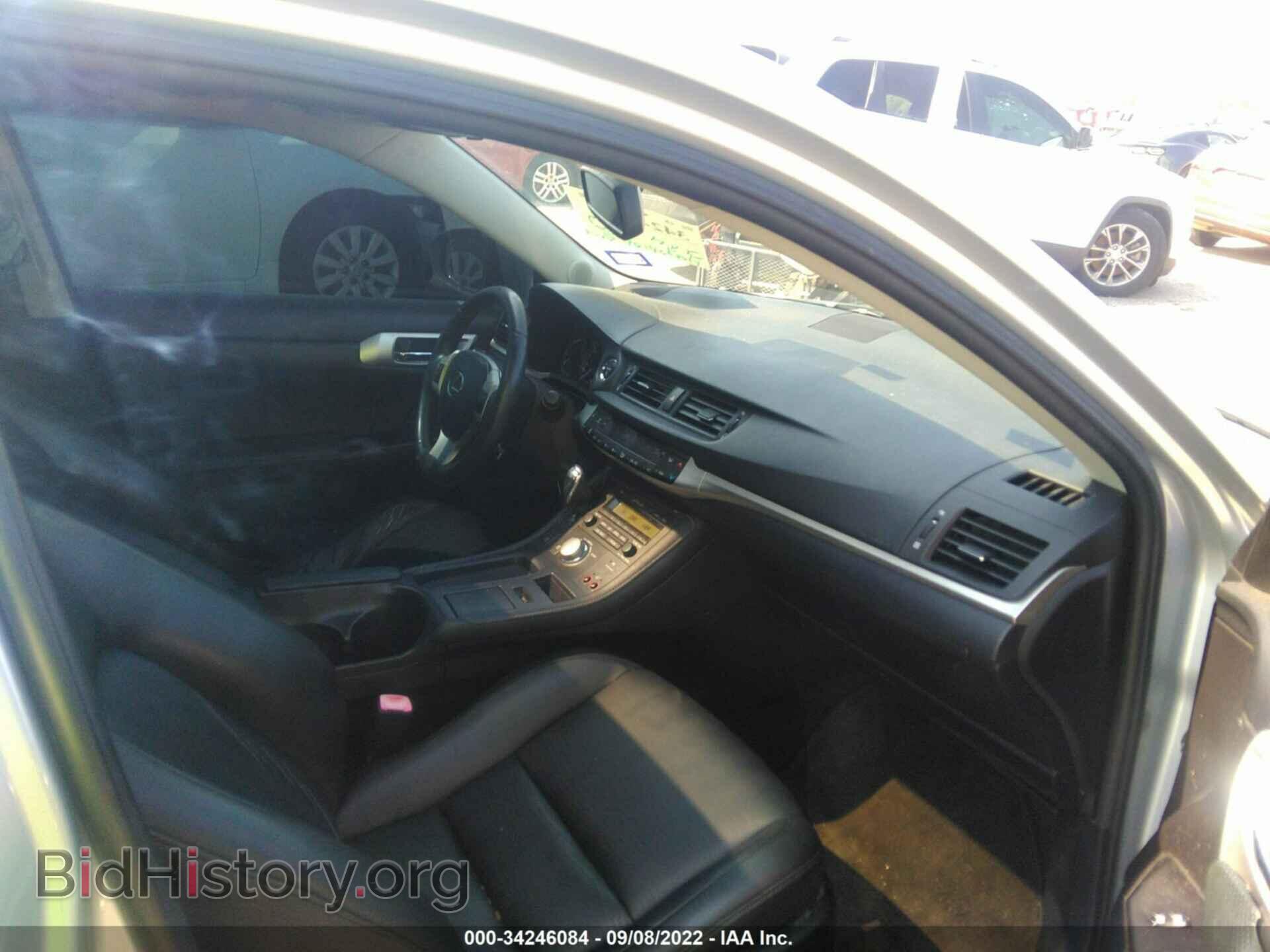 2013 LEXUS CT 200H - VIN: JTHKD5BH3D2155678 - Фото 5