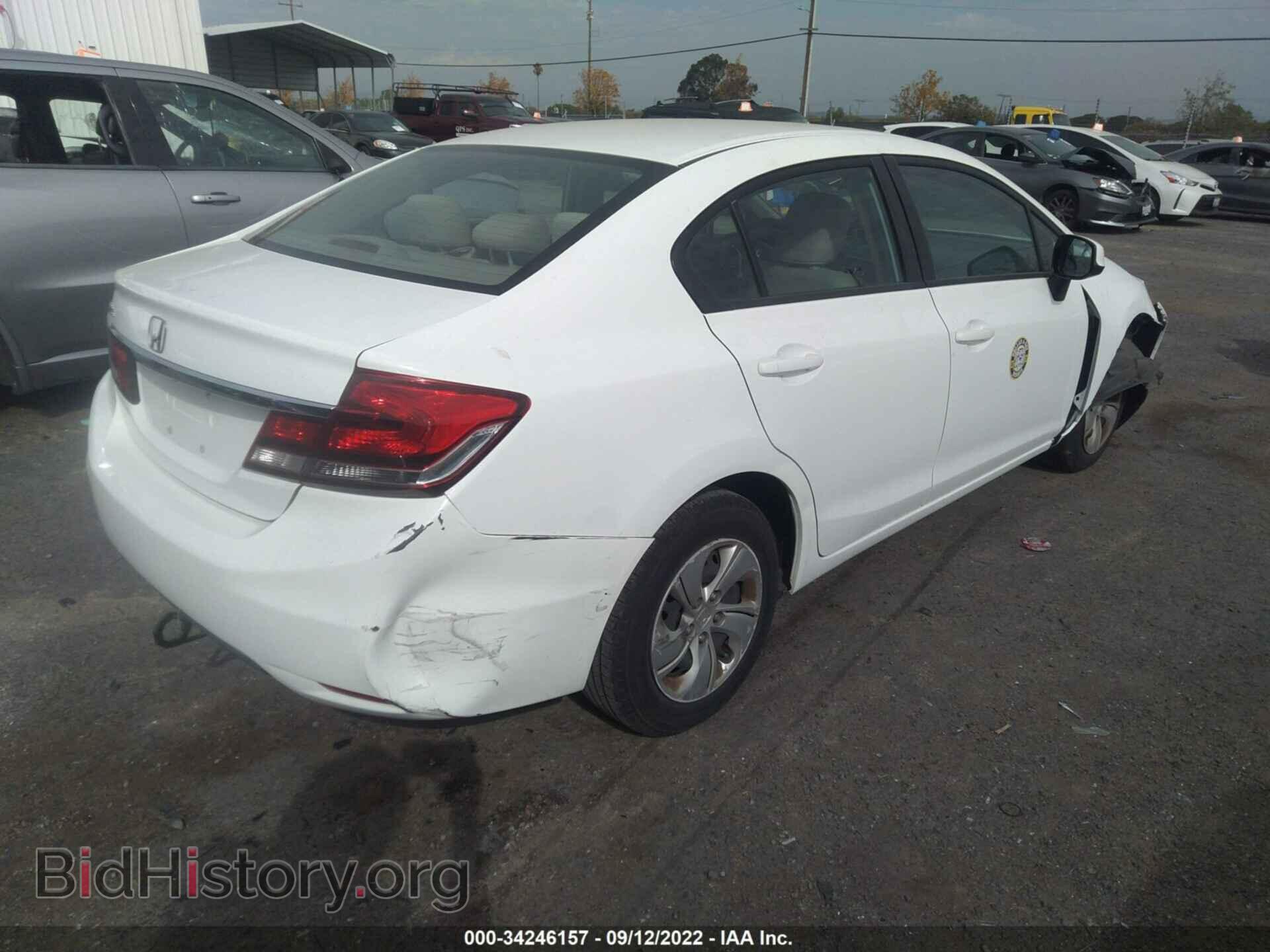 2013 HONDA CIVIC SDN - VIN: 19XFB2F54DE207586 - Фото 4
