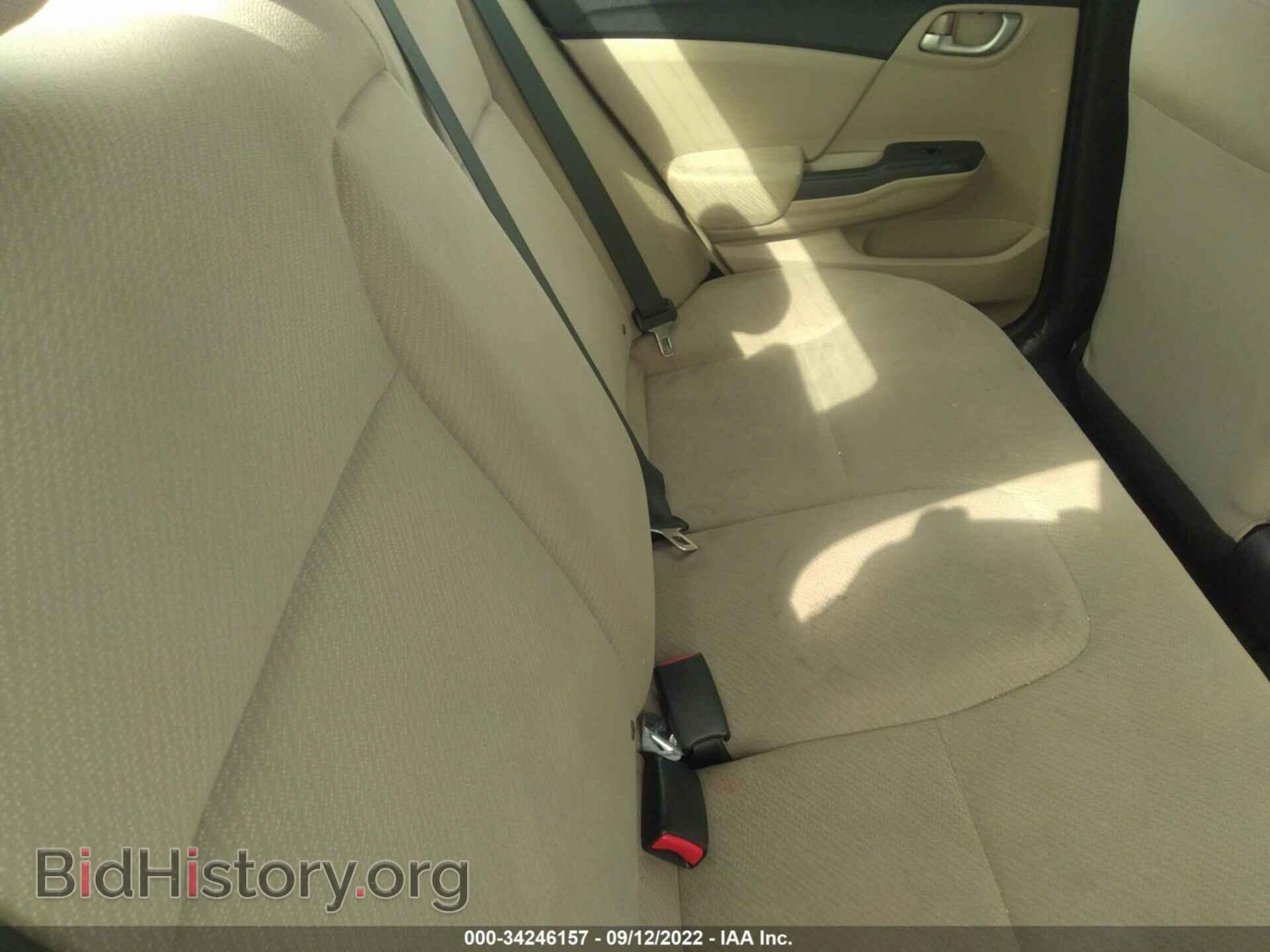 2013 HONDA CIVIC SDN - VIN: 19XFB2F54DE207586 - Фото 8