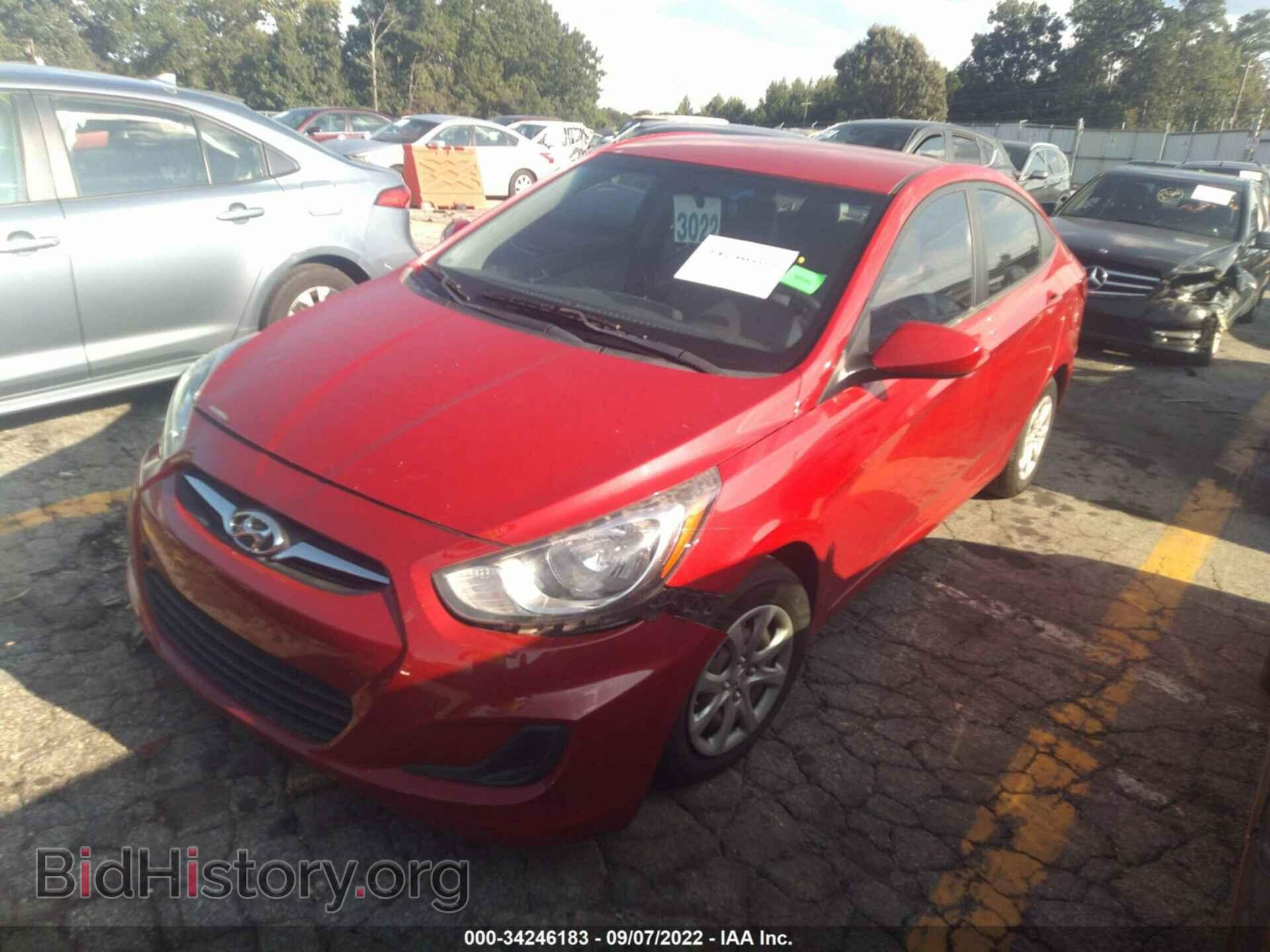 2013 HYUNDAI ACCENT - VIN: KMHCT4AE7DU444587 - Фото 2