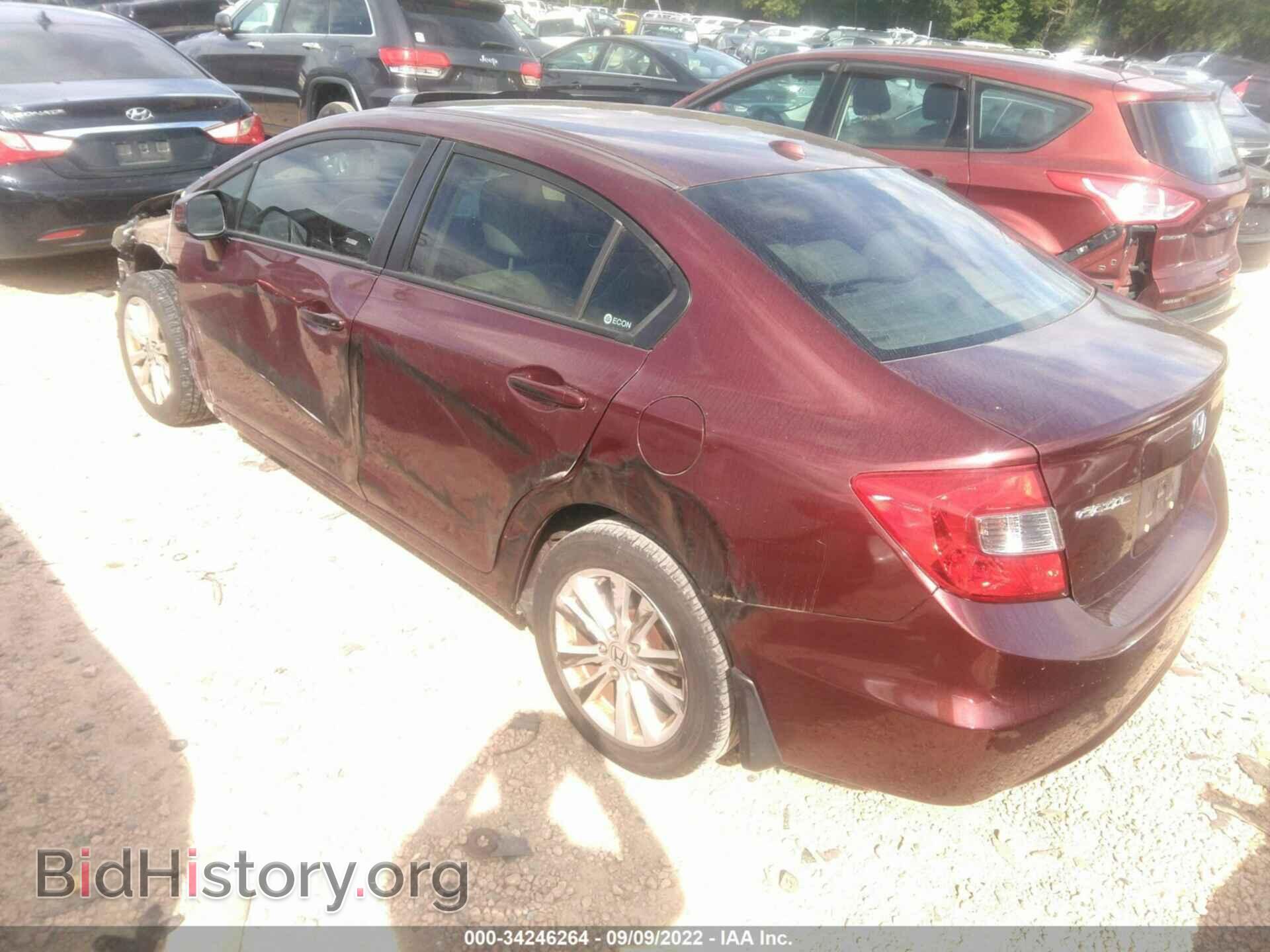 2012 HONDA CIVIC SDN - VIN: 2HGFB2F91CH509151 - Фото 3
