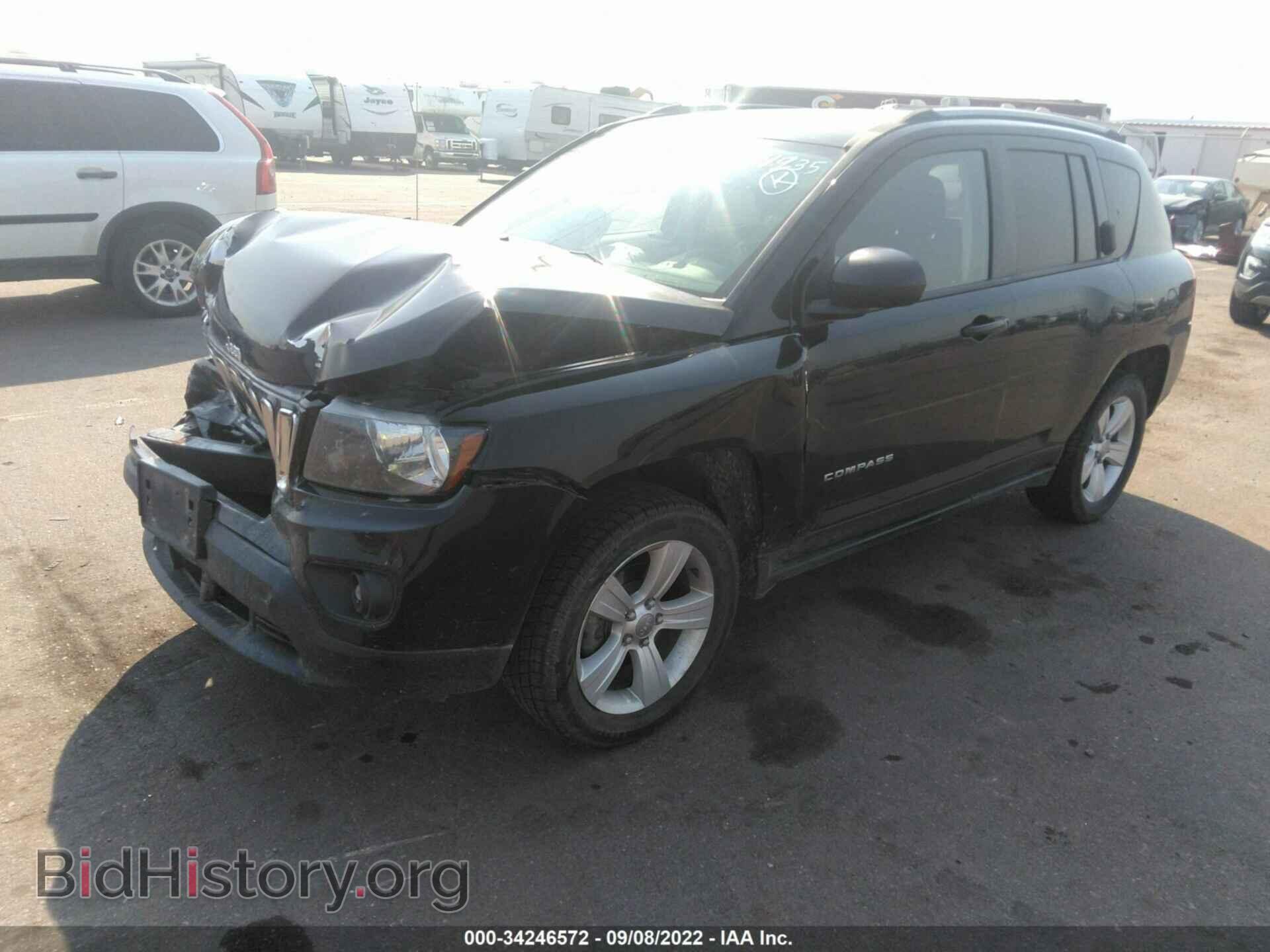 2015 JEEP COMPASS - VIN: 1C4NJDBBXFD282996 - Фото 2