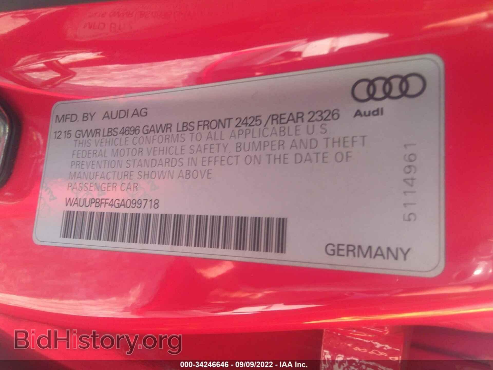 2016 AUDI A3 E-TRON - VIN: WAUUPBFF4GA099718 - Фото 9