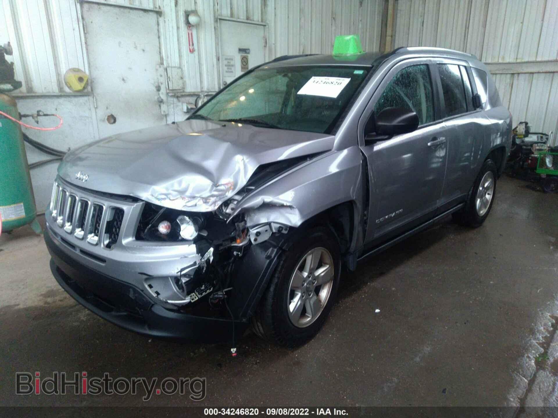 2014 JEEP COMPASS - VIN: 1C4NJCBA0ED727875 - Фото 2