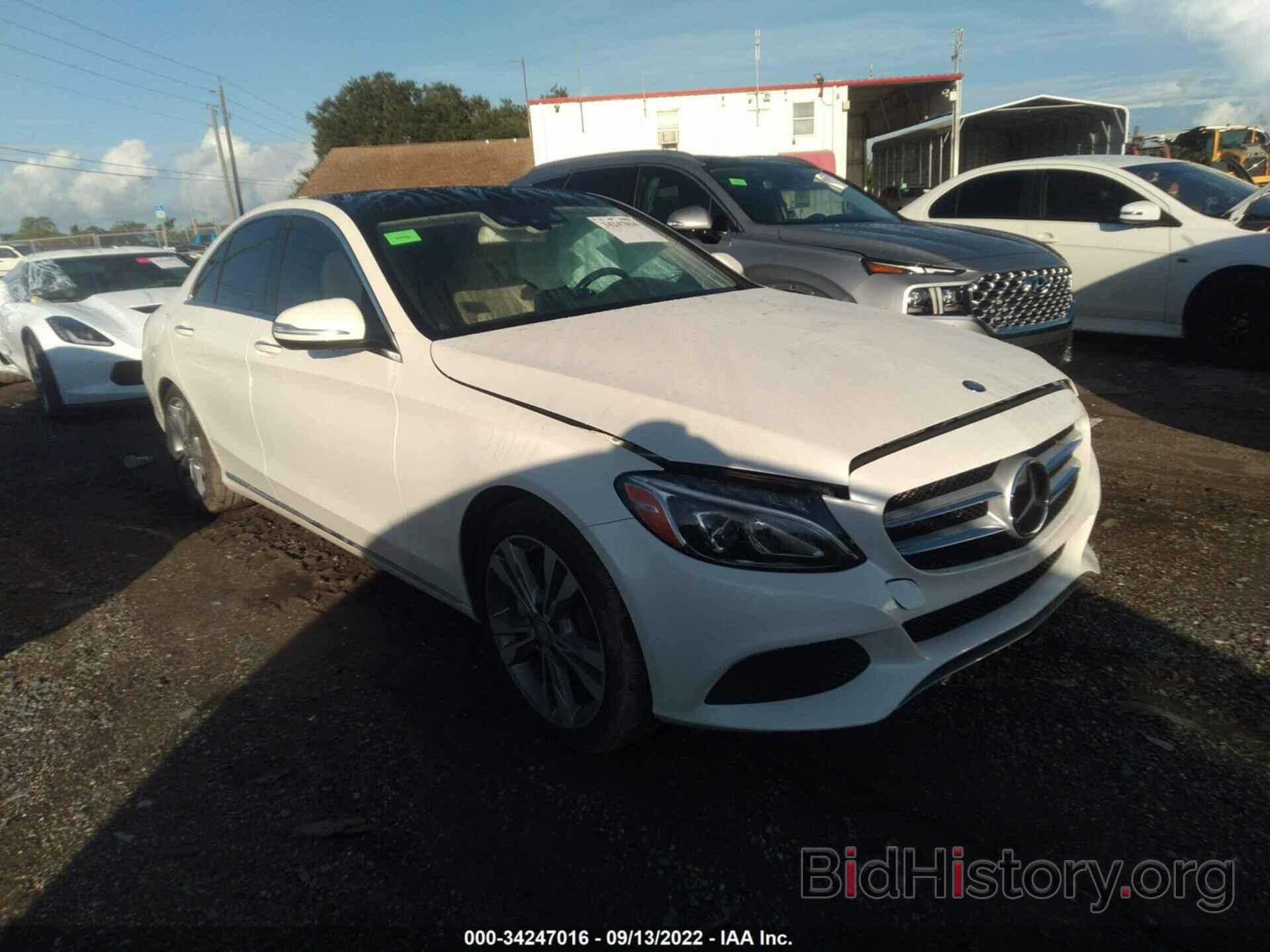 Photo 55SWF4JB9FU068595 - MERCEDES-BENZ C-CLASS 2015