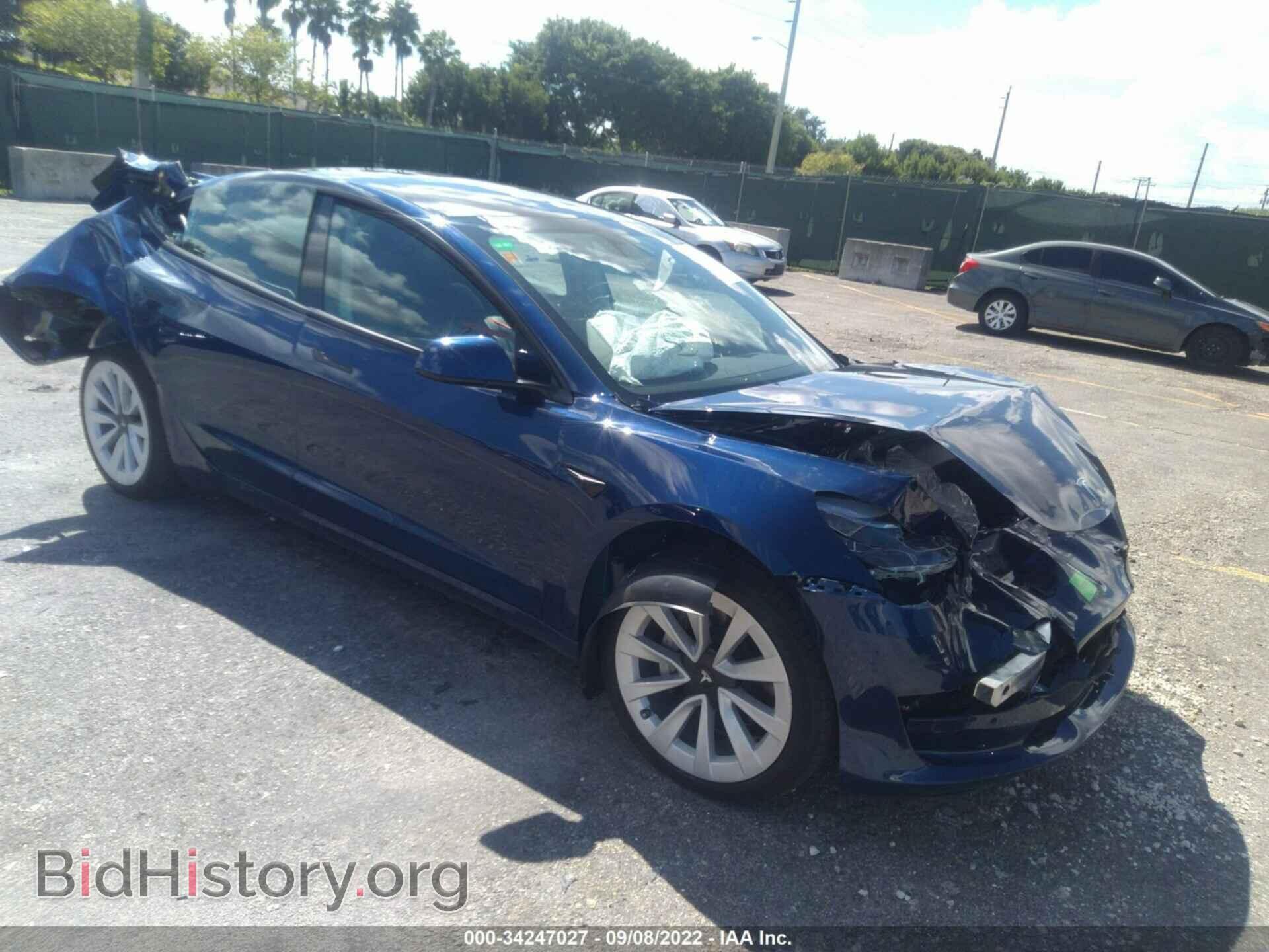 Photo 5YJ3E1EB6MF101016 - TESLA MODEL 3 2021