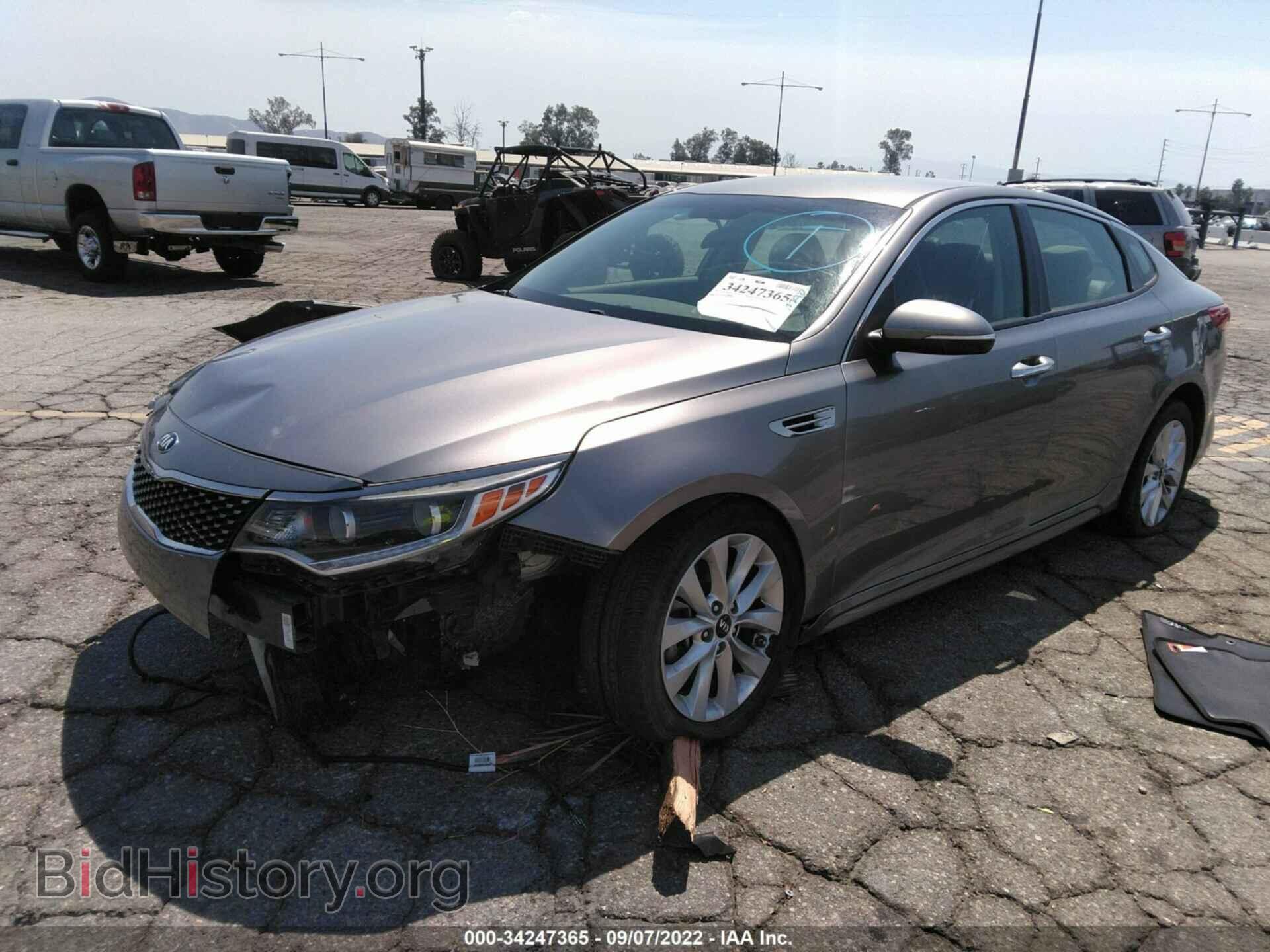 2016 KIA OPTIMA - VIN: 5XXGU4L39GG107458 - Фото 2