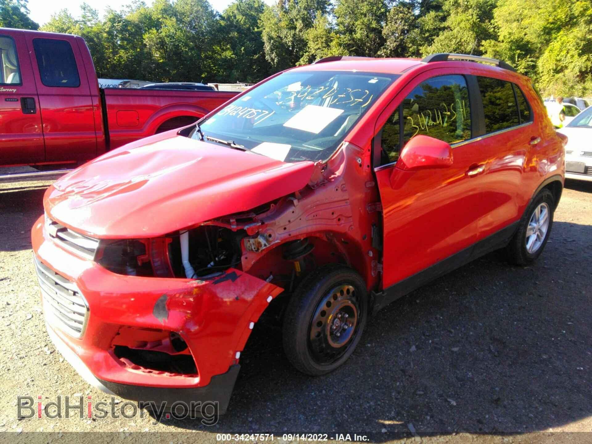 2017 CHEVROLET TRAX - VIN: 3GNCJLSB2HL239128 - Фото 2