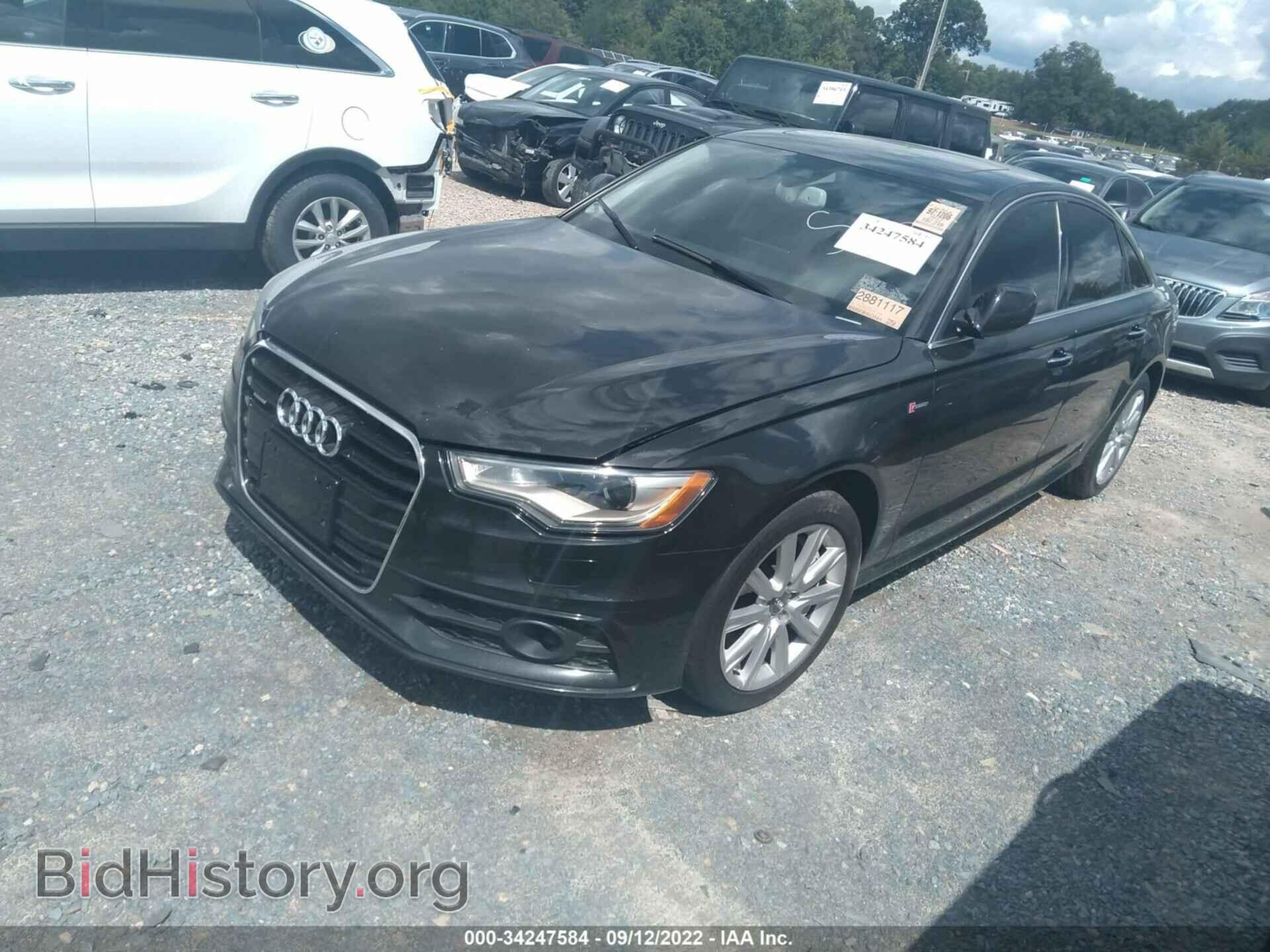 2012 AUDI A6 - VIN: WAUHGAFC2CN113796 - Фото 2