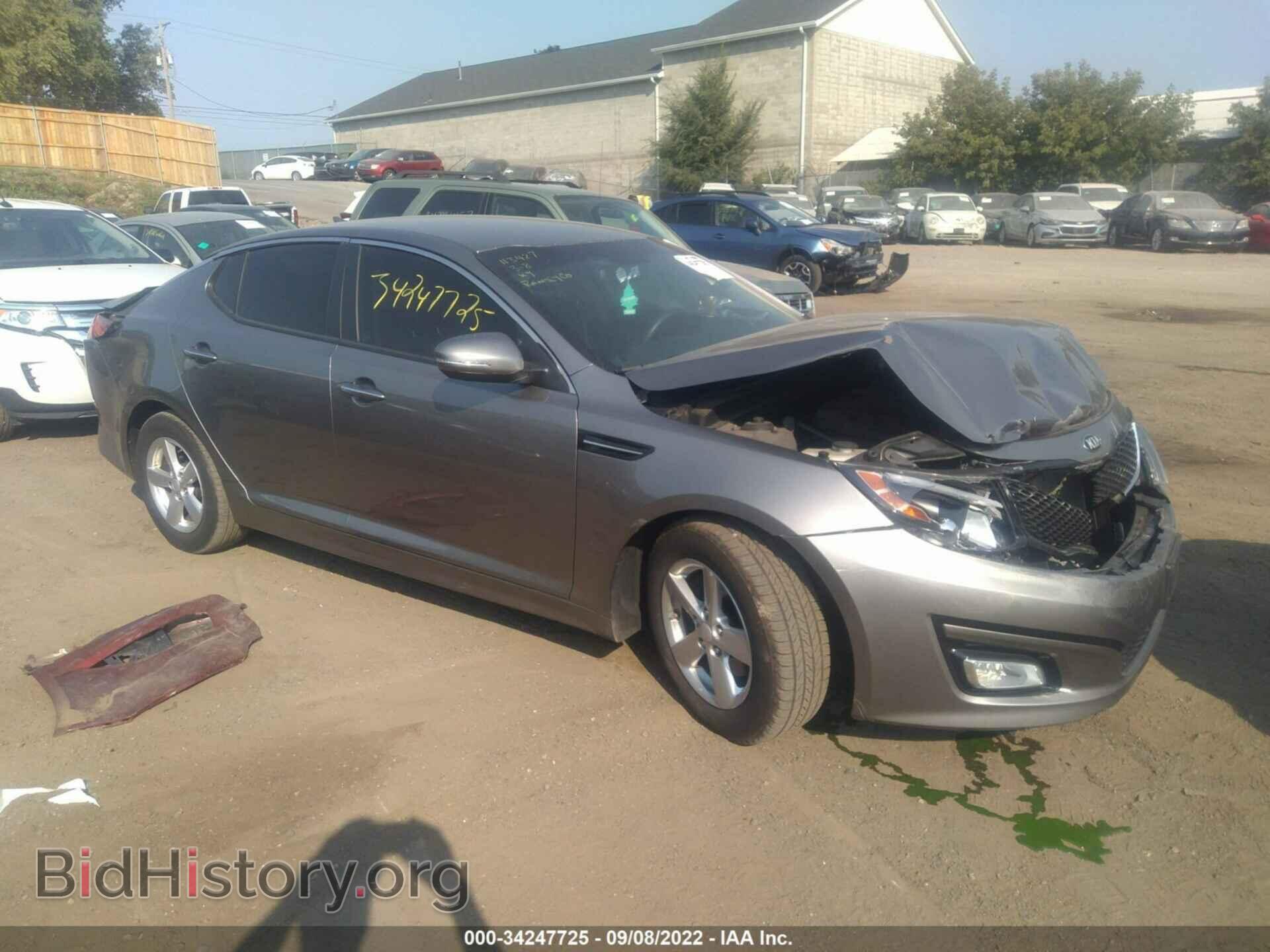 Фотография 5XXGM4A76FG489727 - KIA OPTIMA 2015