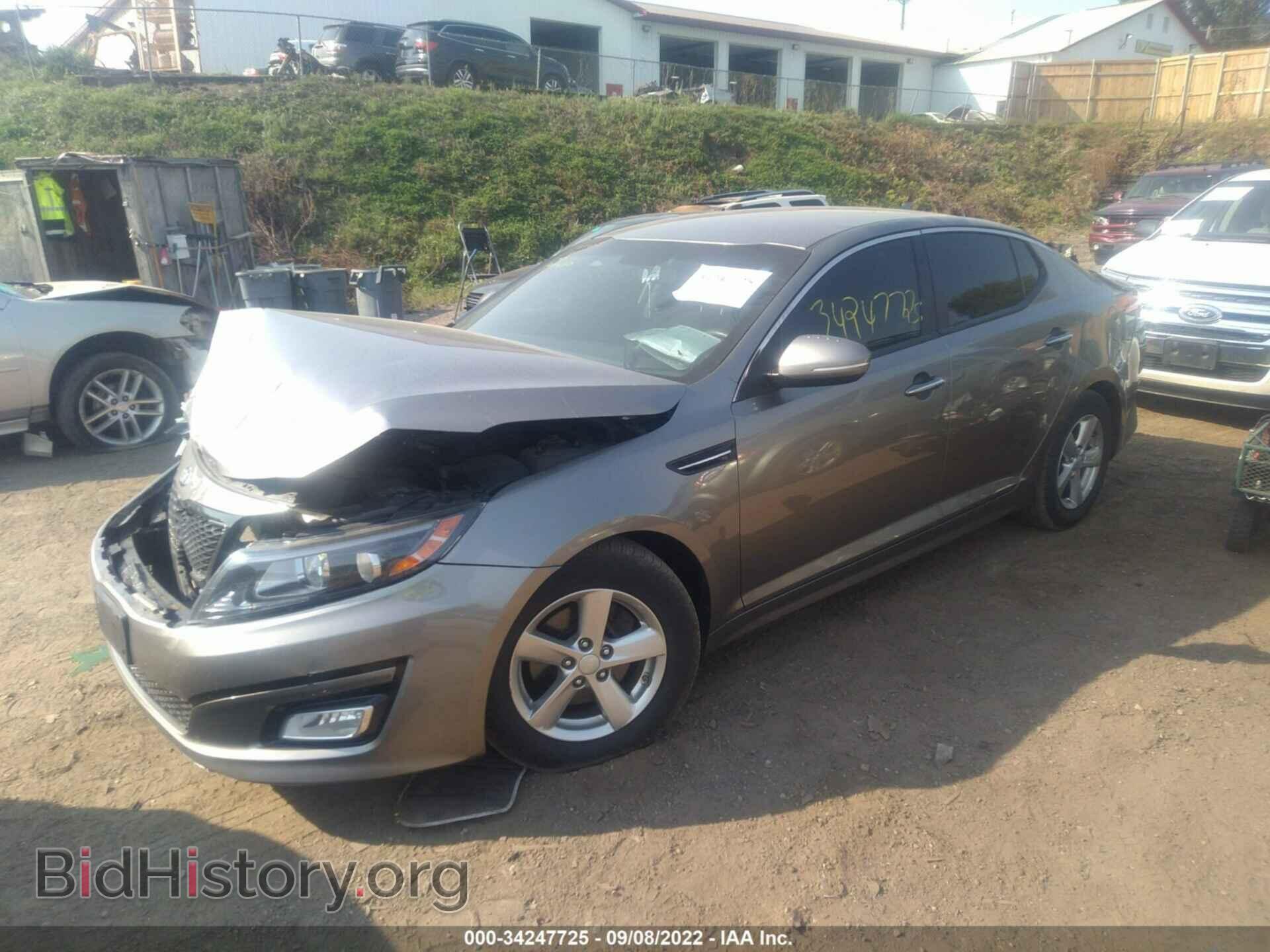 2015 KIA OPTIMA - VIN: 5XXGM4A76FG489727 - Photo 2
