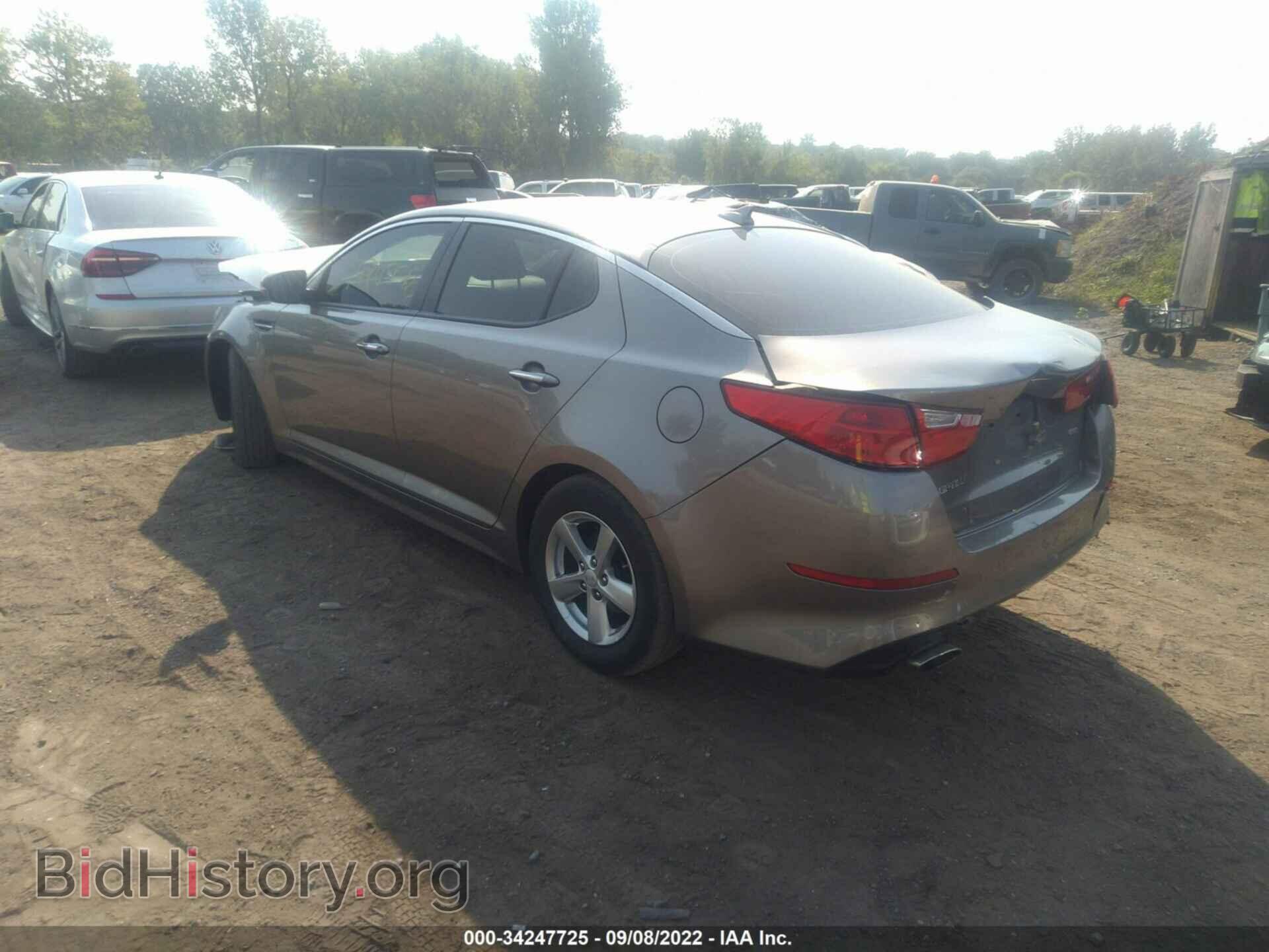 2015 KIA OPTIMA - VIN: 5XXGM4A76FG489727 - Photo 3