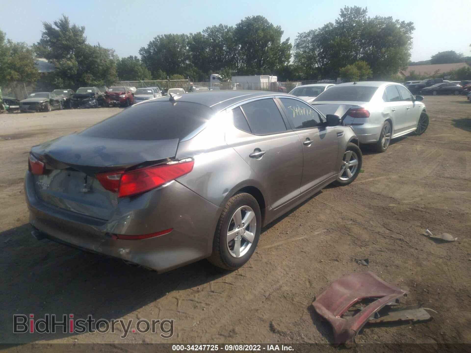 2015 KIA OPTIMA - VIN: 5XXGM4A76FG489727 - Photo 4