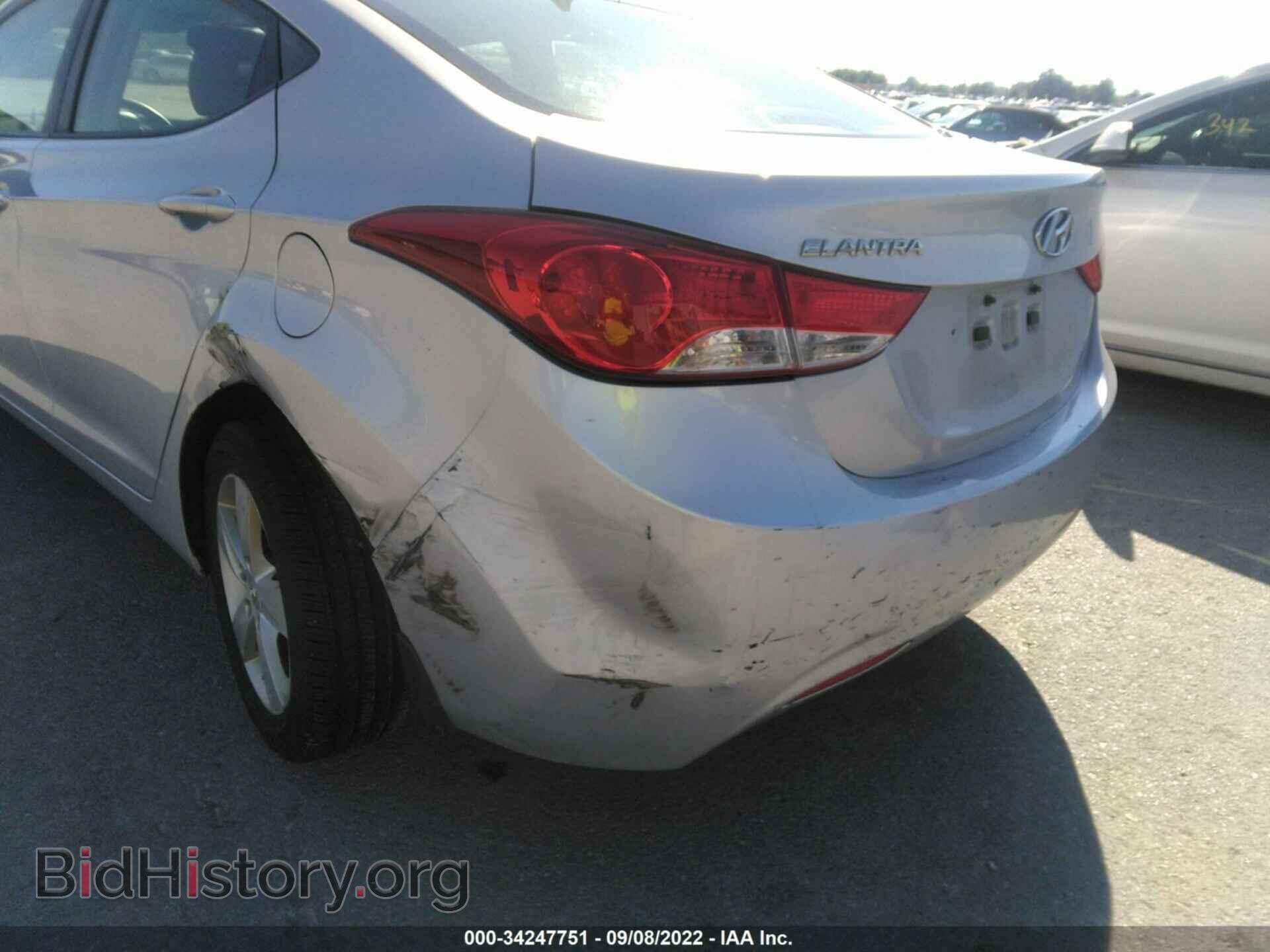 2012 HYUNDAI ELANTRA - VIN: KMHDH4AEXCU464580 - Фото 6