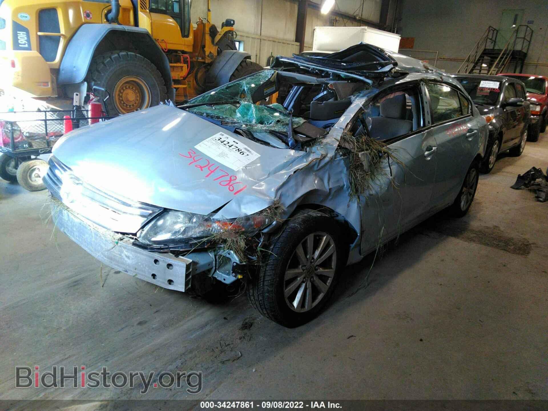 2012 HONDA CIVIC SDN - VIN: 2HGFB2F83CH517128 - Фото 2