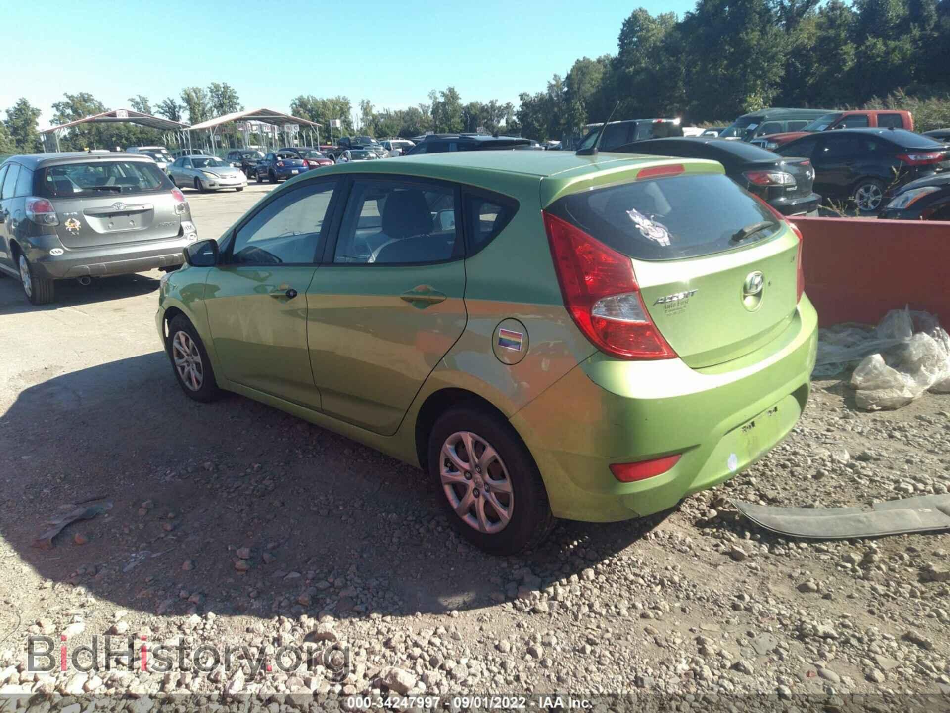 2013 HYUNDAI ACCENT - VIN: KMHCT5AE0DU082124 - Фото 3