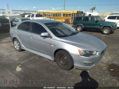 2014 Mitsubishi LANCER ES, silver — VIN JA32U2FU1EU013826, IAAI