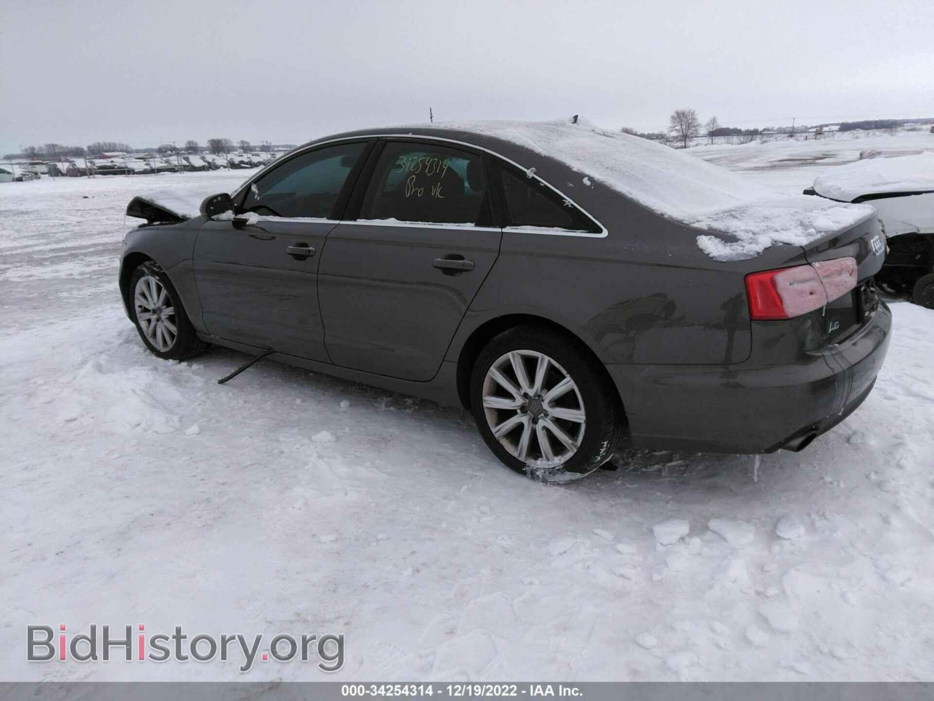 2013 AUDI A6 - VIN: WAUGFAFC5DN067204 - Фото 3