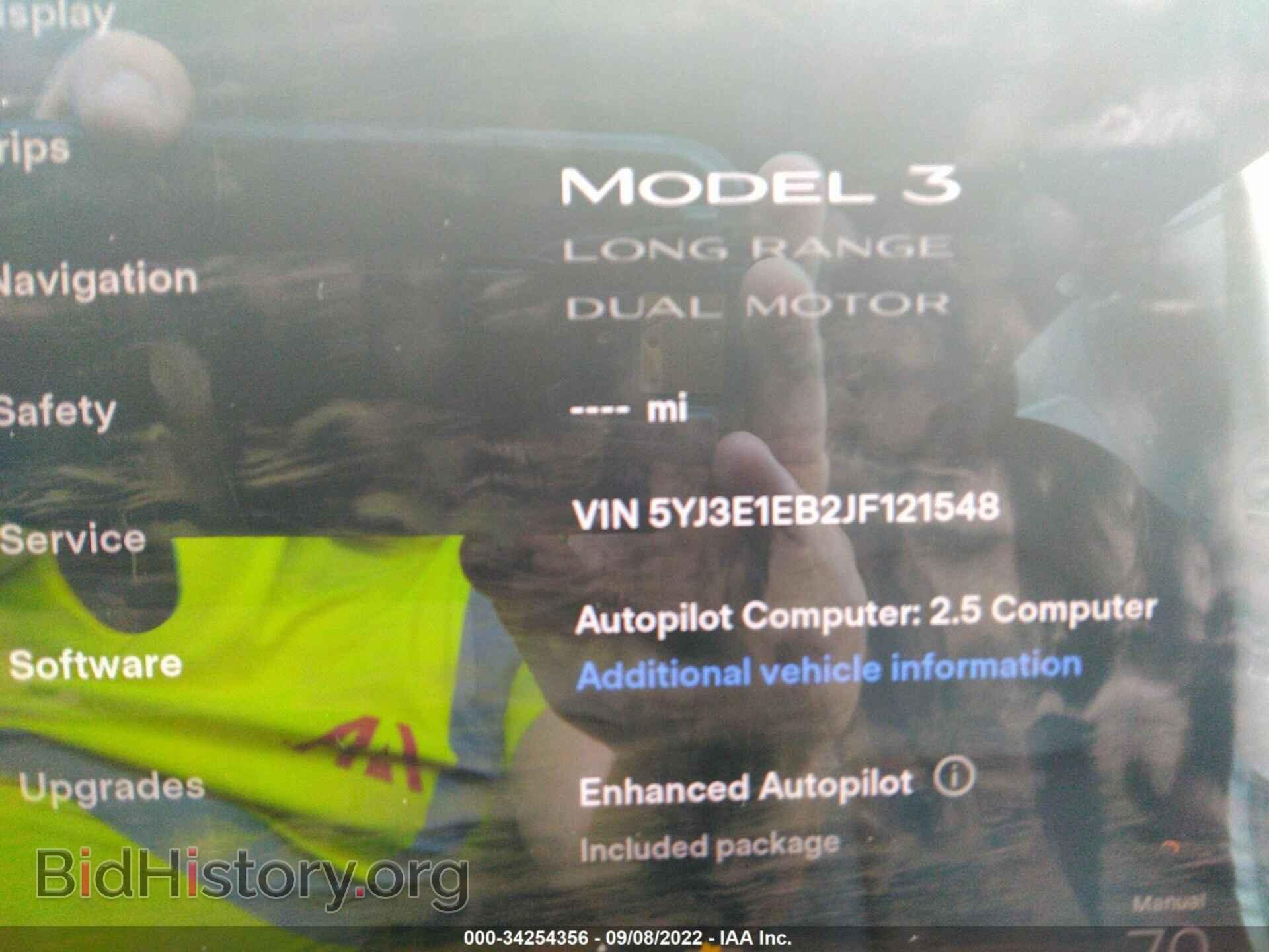 2018 TESLA MODEL 3 - VIN: 5YJ3E1EB2JF121548 - Photo 7