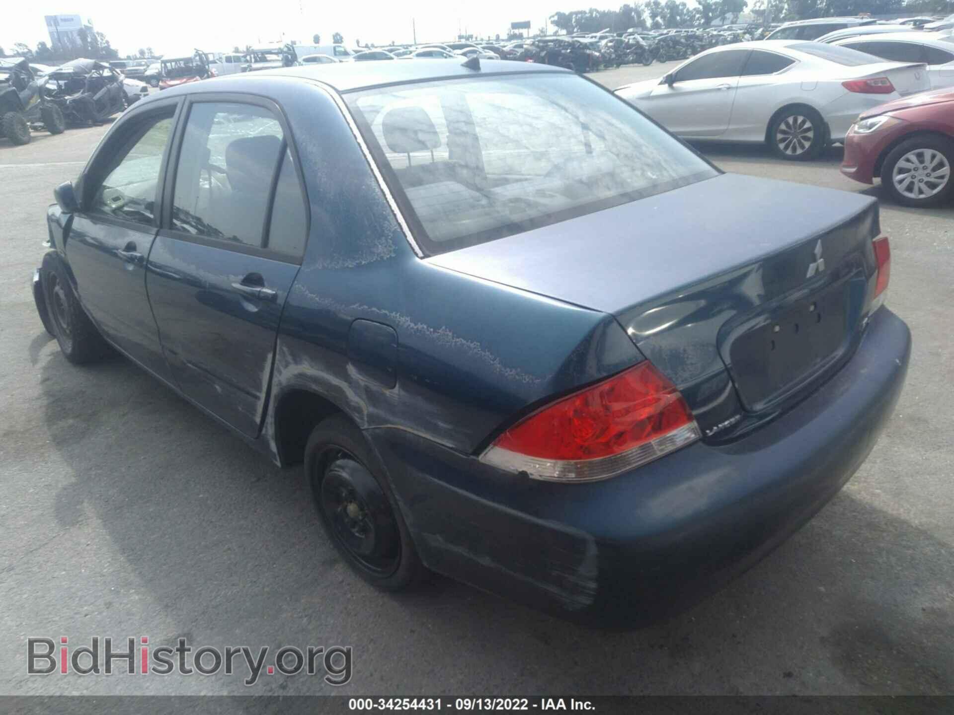 2006 MITSUBISHI LANCER - VIN: JA3AJ26E16U004025 - Фото 3