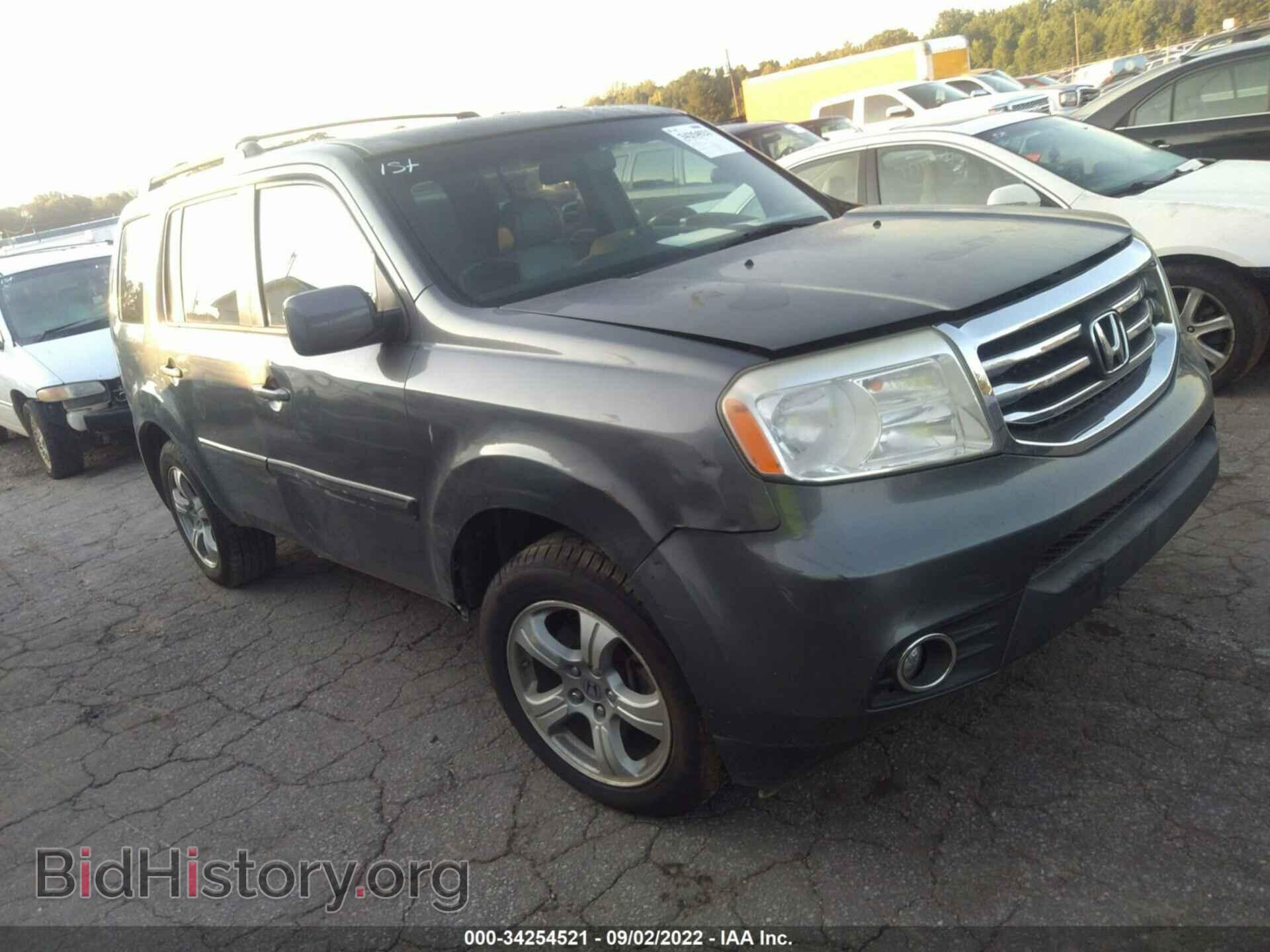 Фотография 5FNYF4H56CB009932 - HONDA PILOT 2012