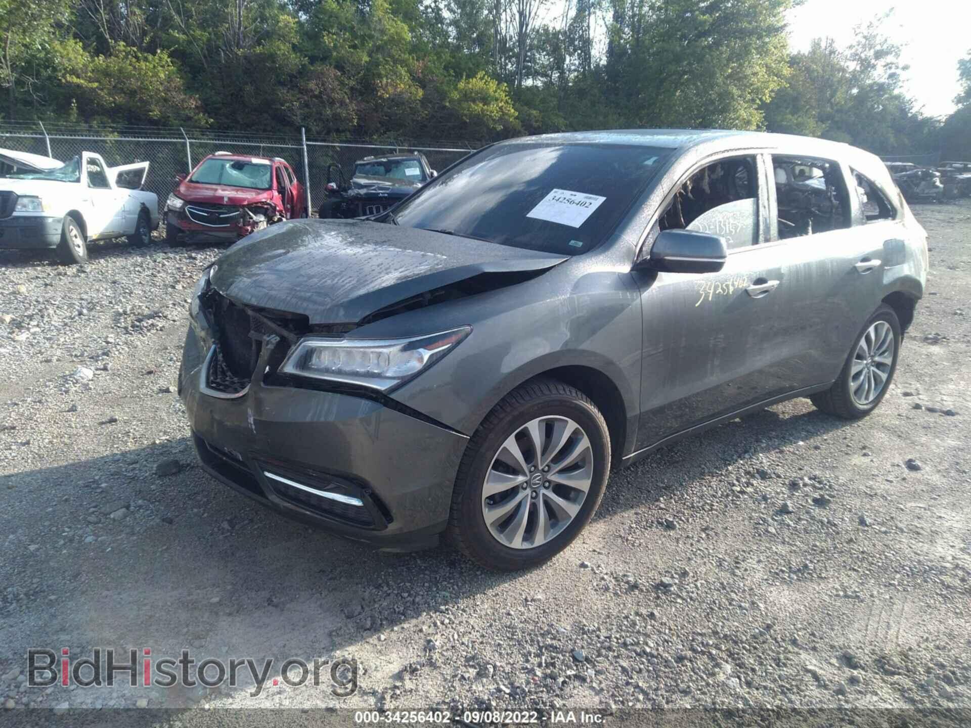 2014 ACURA MDX - VIN: 5FRYD4H45EB022475 - Photo 2