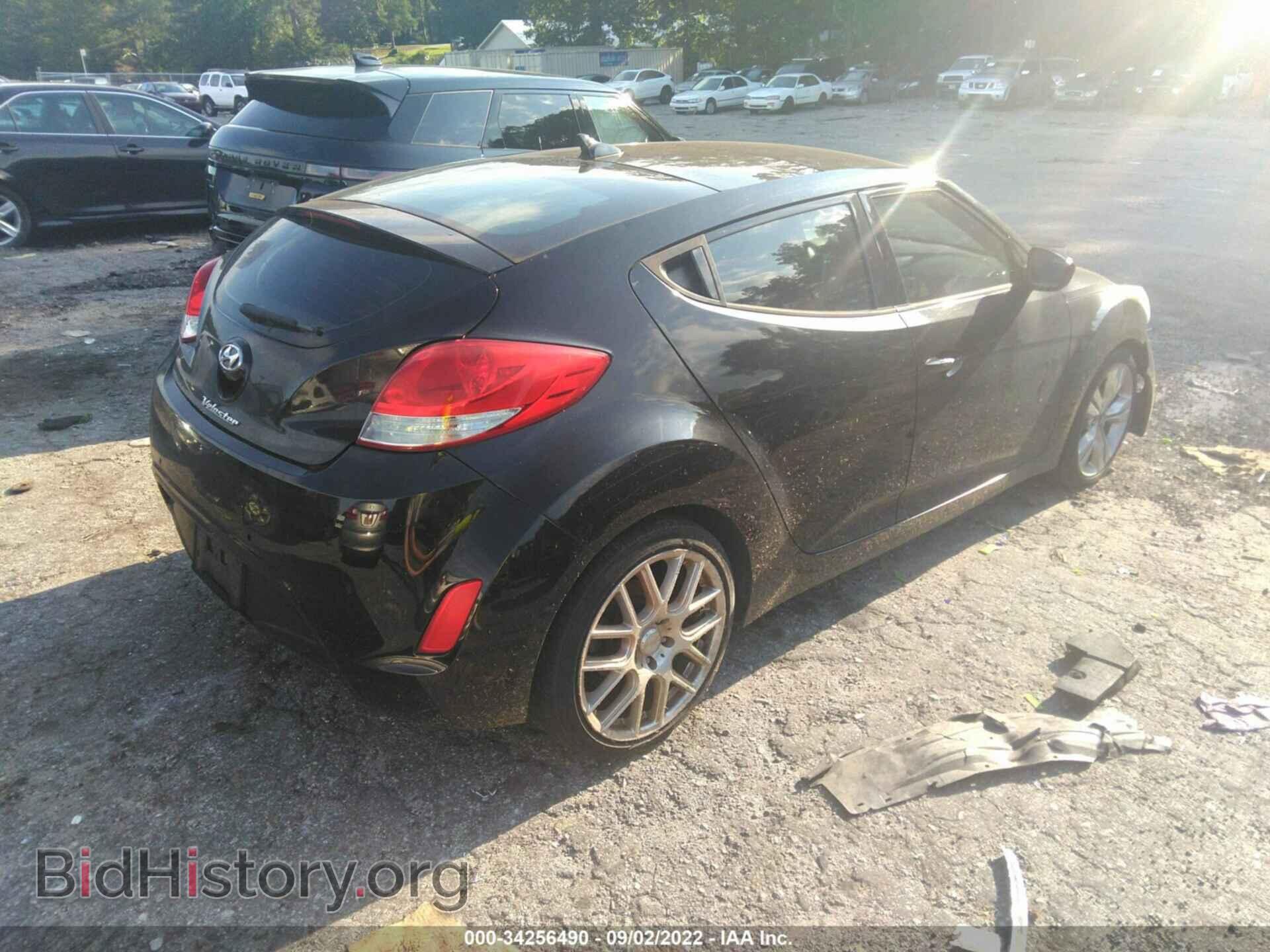 2012 HYUNDAI VELOSTER - VIN: KMHTC6AD1CU077543 - Фото 4