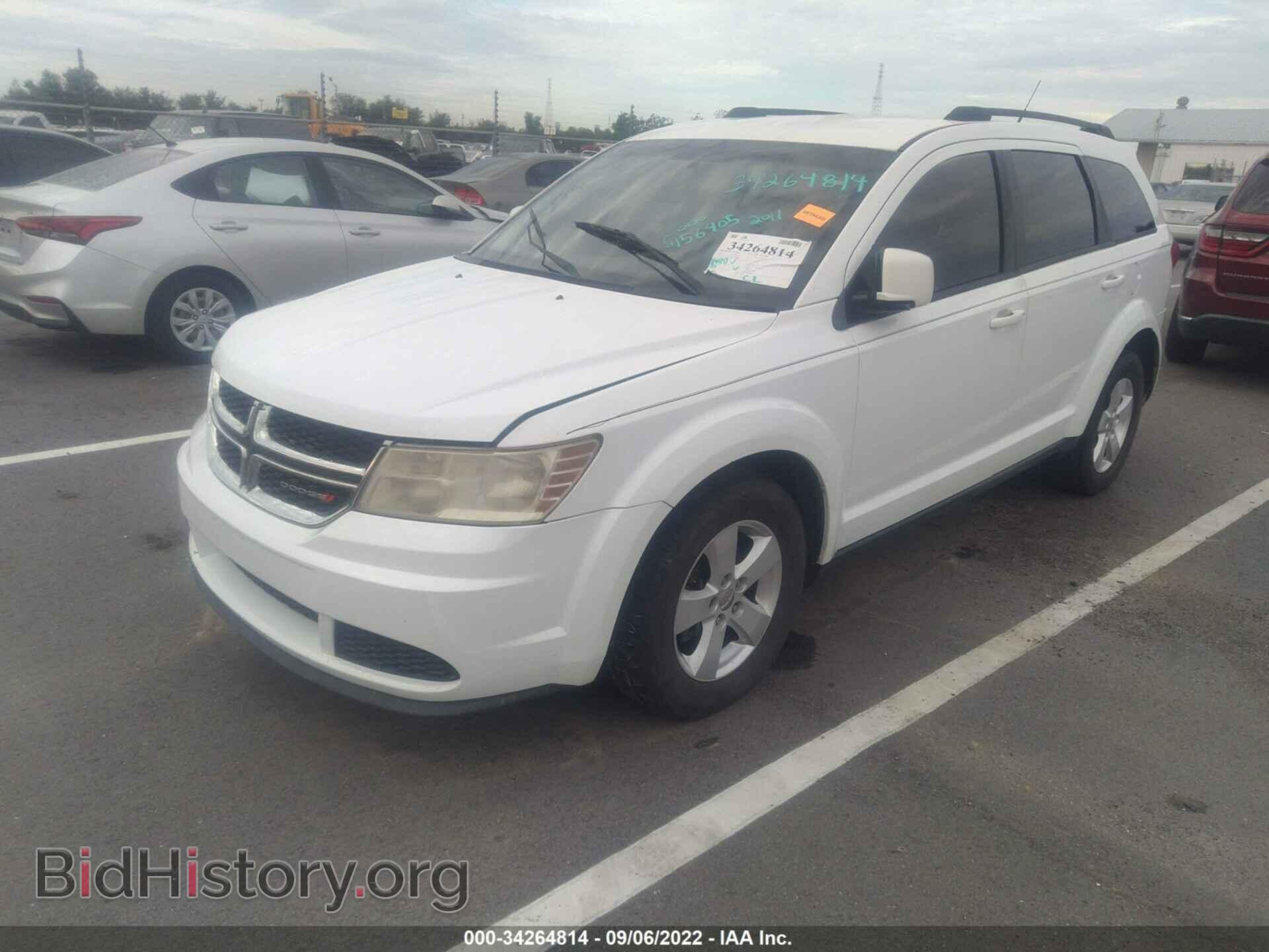 2011 DODGE JOURNEY - VIN: 3D4PH1FG2BT518749 - Фото 2