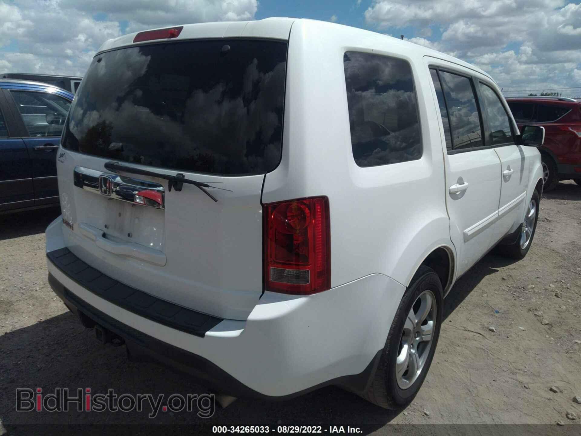 2013 HONDA PILOT - VIN: 5FNYF3H58DB030941 - Фото 4