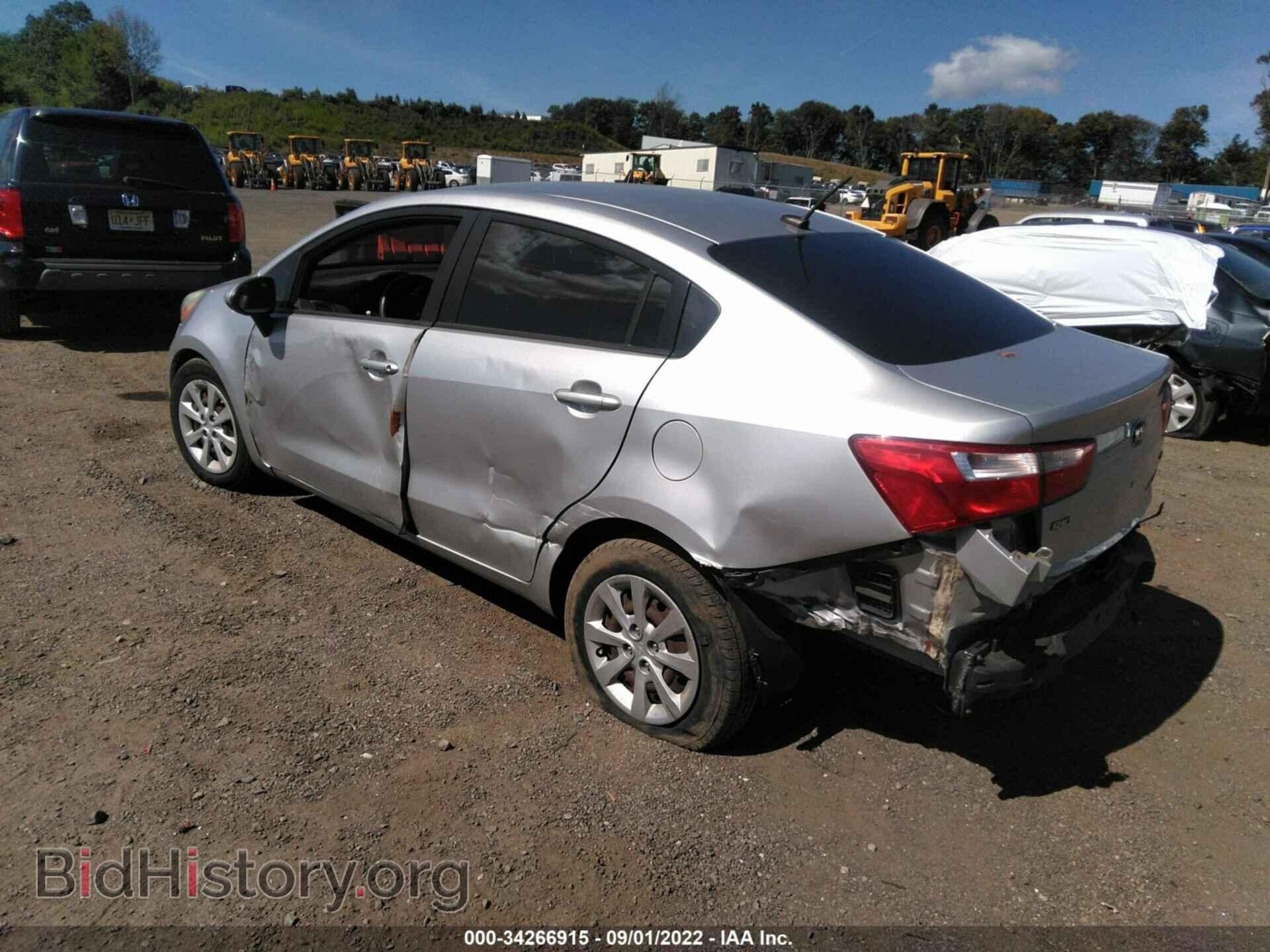 2013 KIA RIO - VIN: KNADM4A39D6282502 - Фото 3