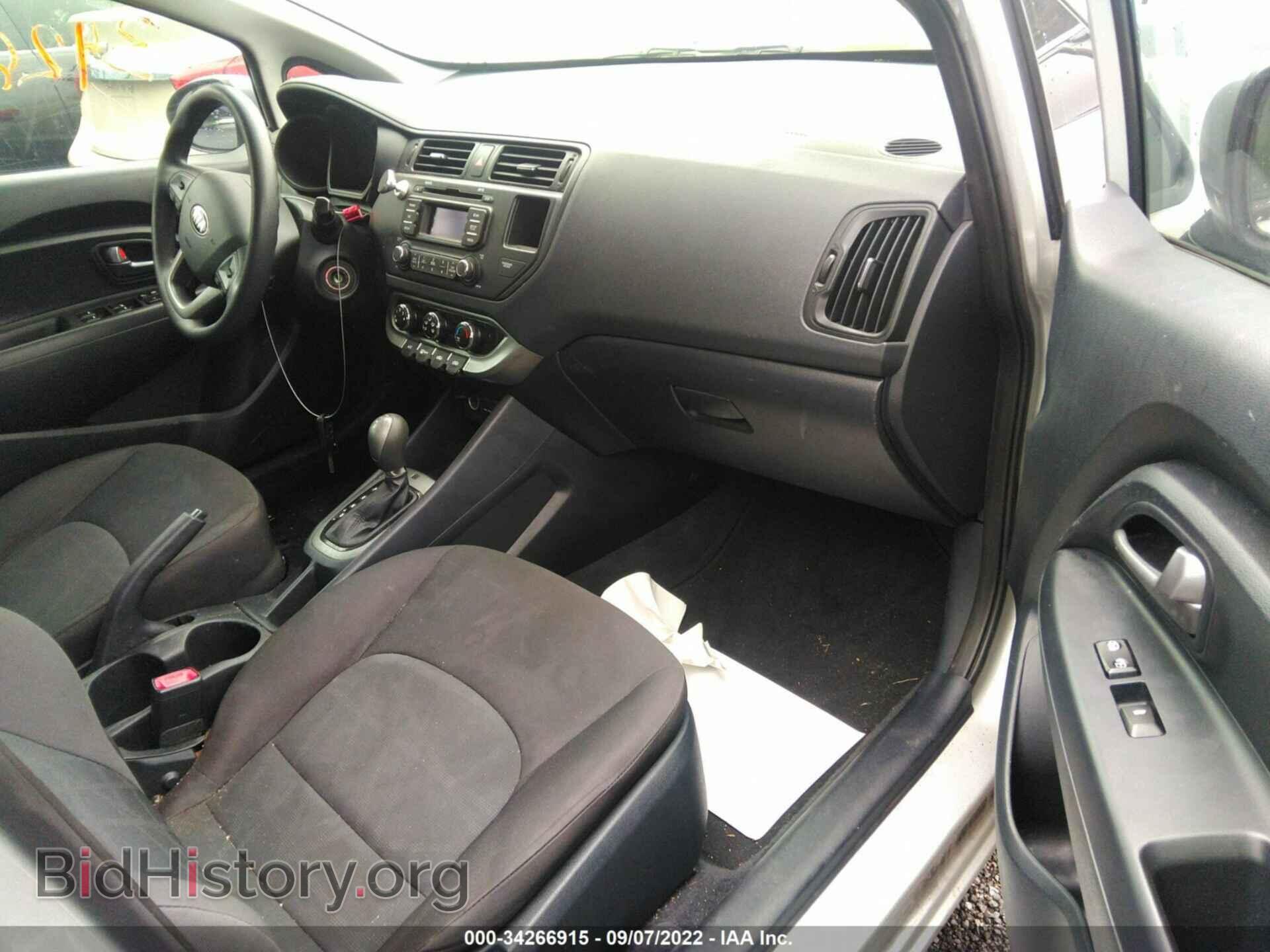 2013 KIA RIO - VIN: KNADM4A39D6282502 - Фото 5