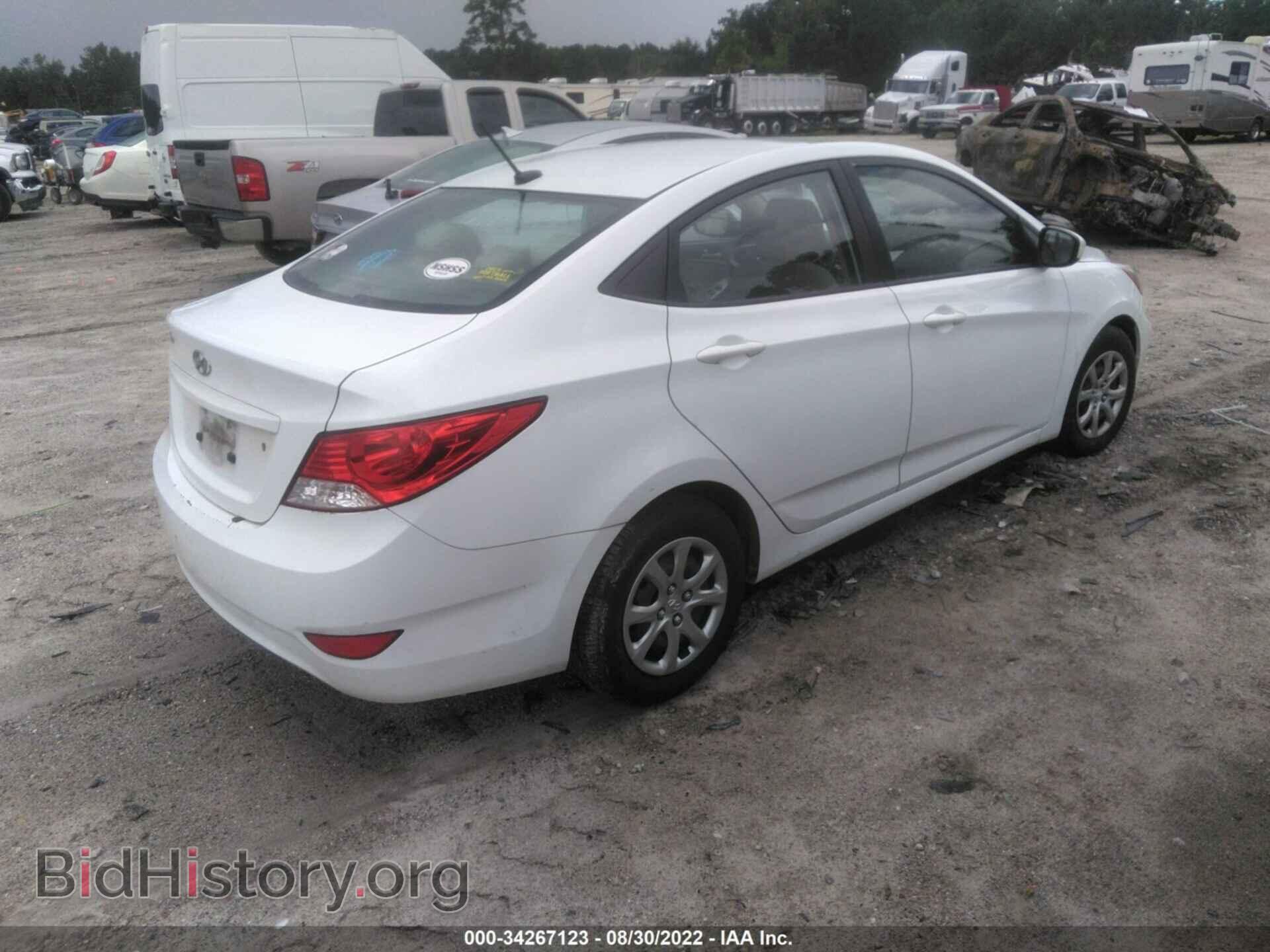 2014 HYUNDAI ACCENT - VIN: KMHCT4AE3EU671115 - Фото 4