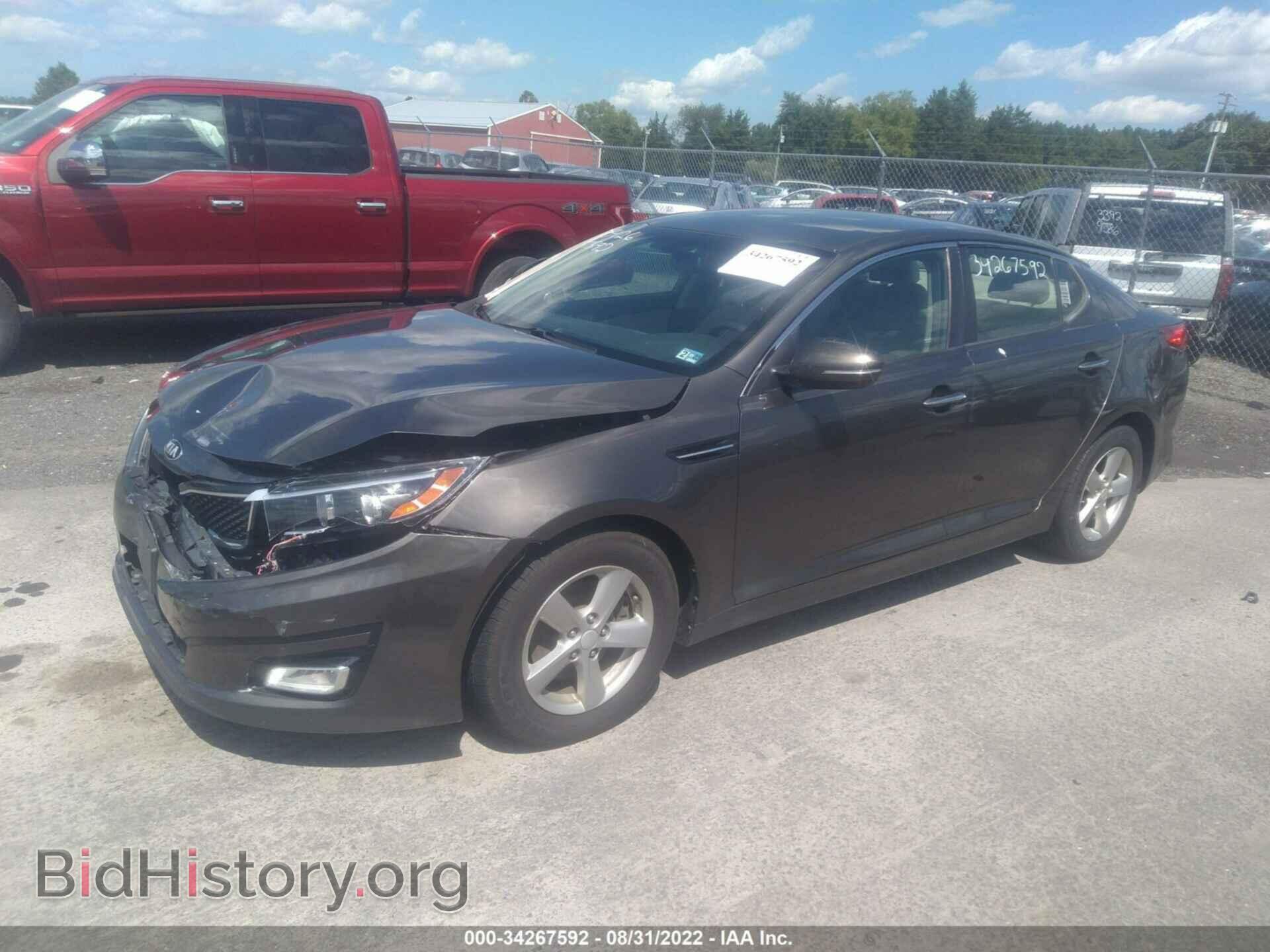 2015 KIA OPTIMA - VIN: 5XXGM4A73FG397975 - Фото 2