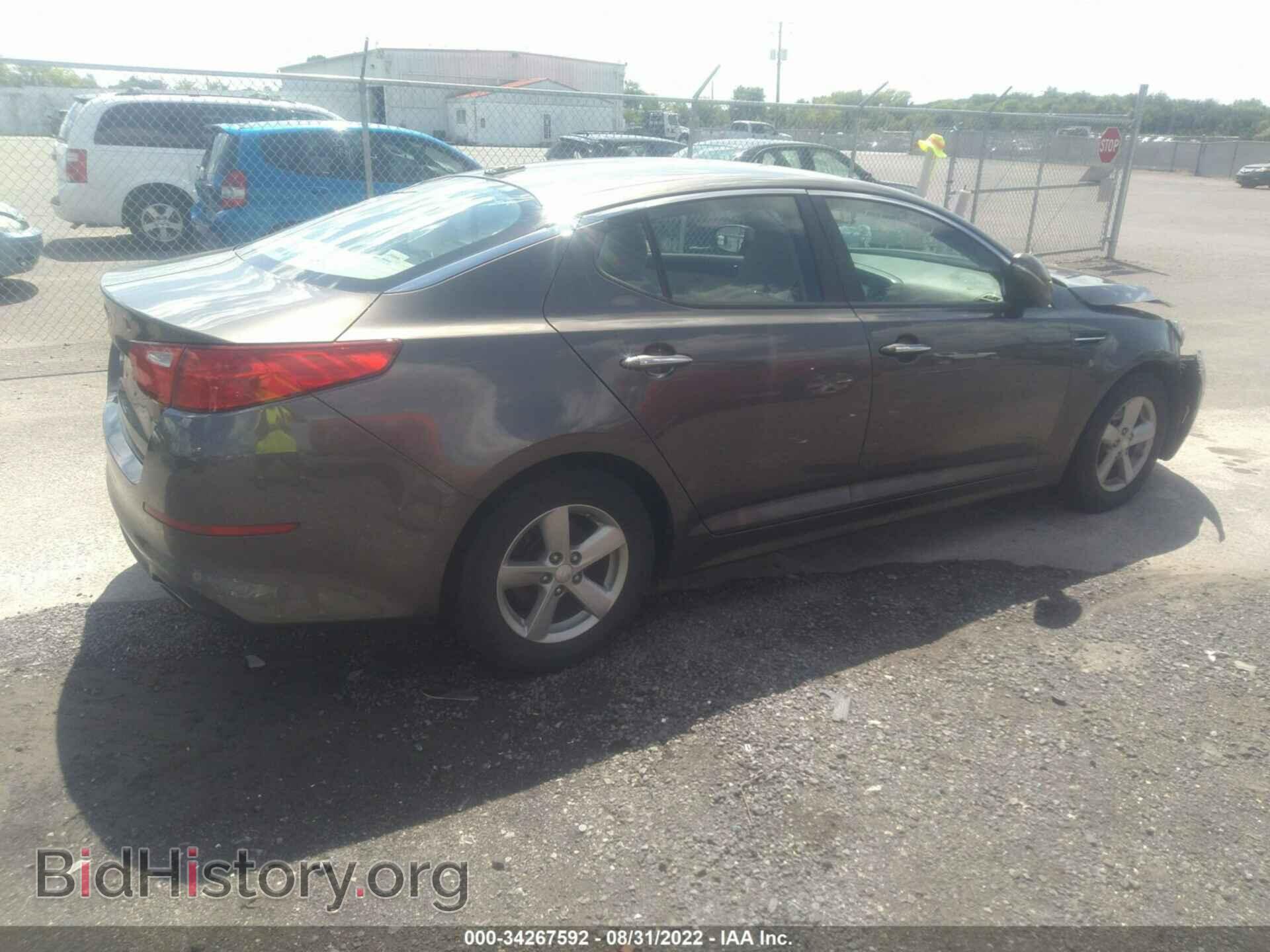 2015 KIA OPTIMA - VIN: 5XXGM4A73FG397975 - Фото 4