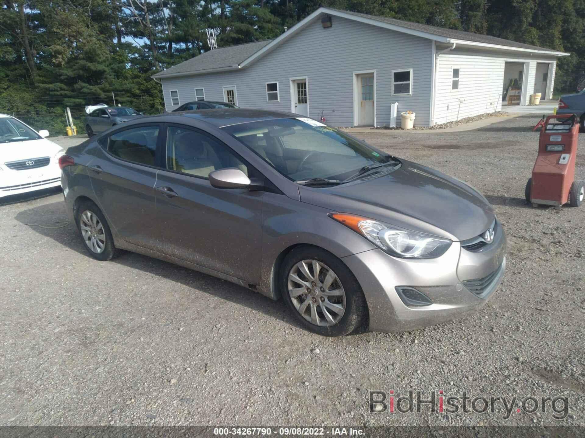 Photo 5NPDH4AE4CH111086 - HYUNDAI ELANTRA 2012