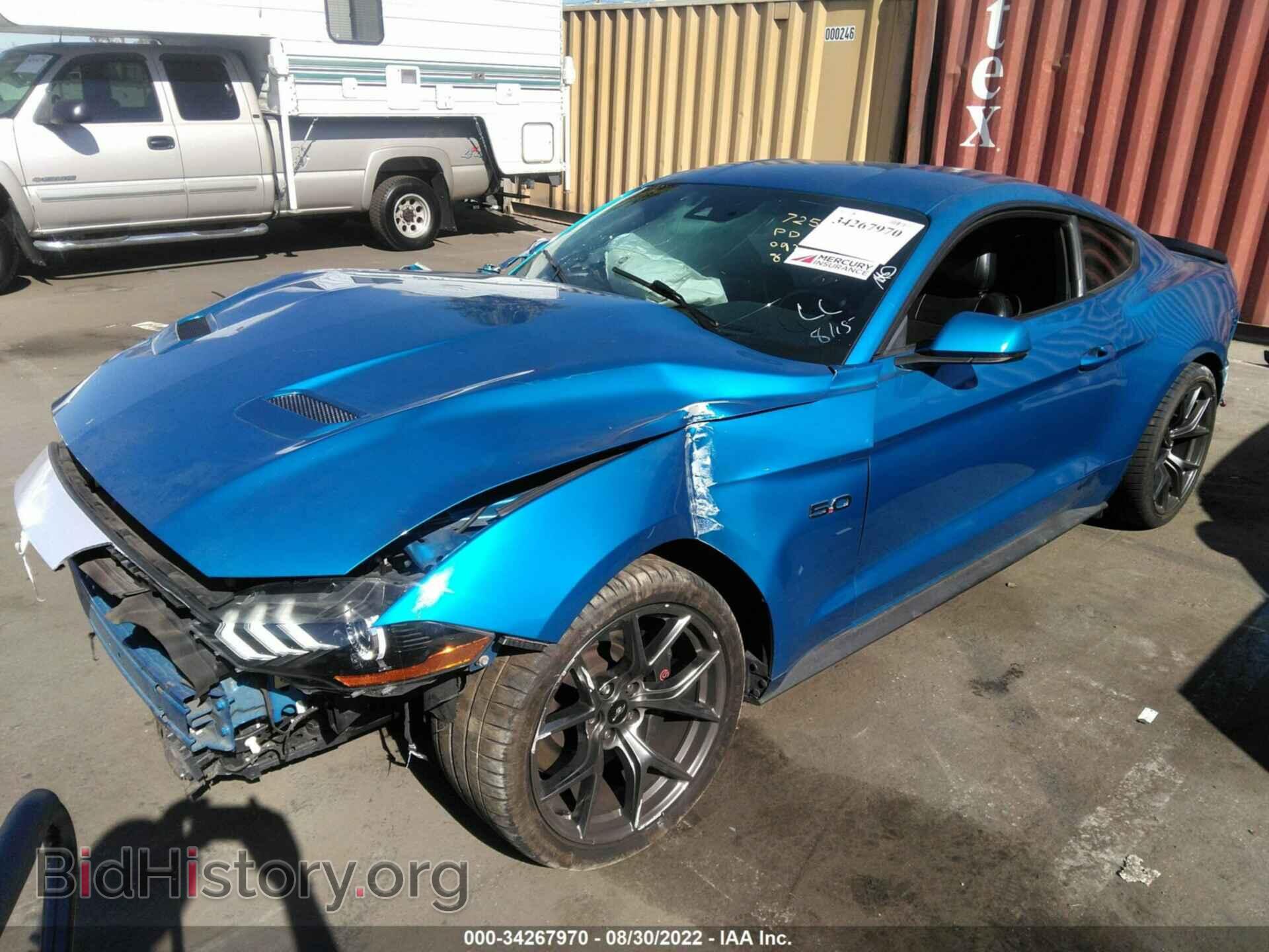 2019 FORD MUSTANG - VIN: 1FA6P8CF5K5202459 - Фото 2