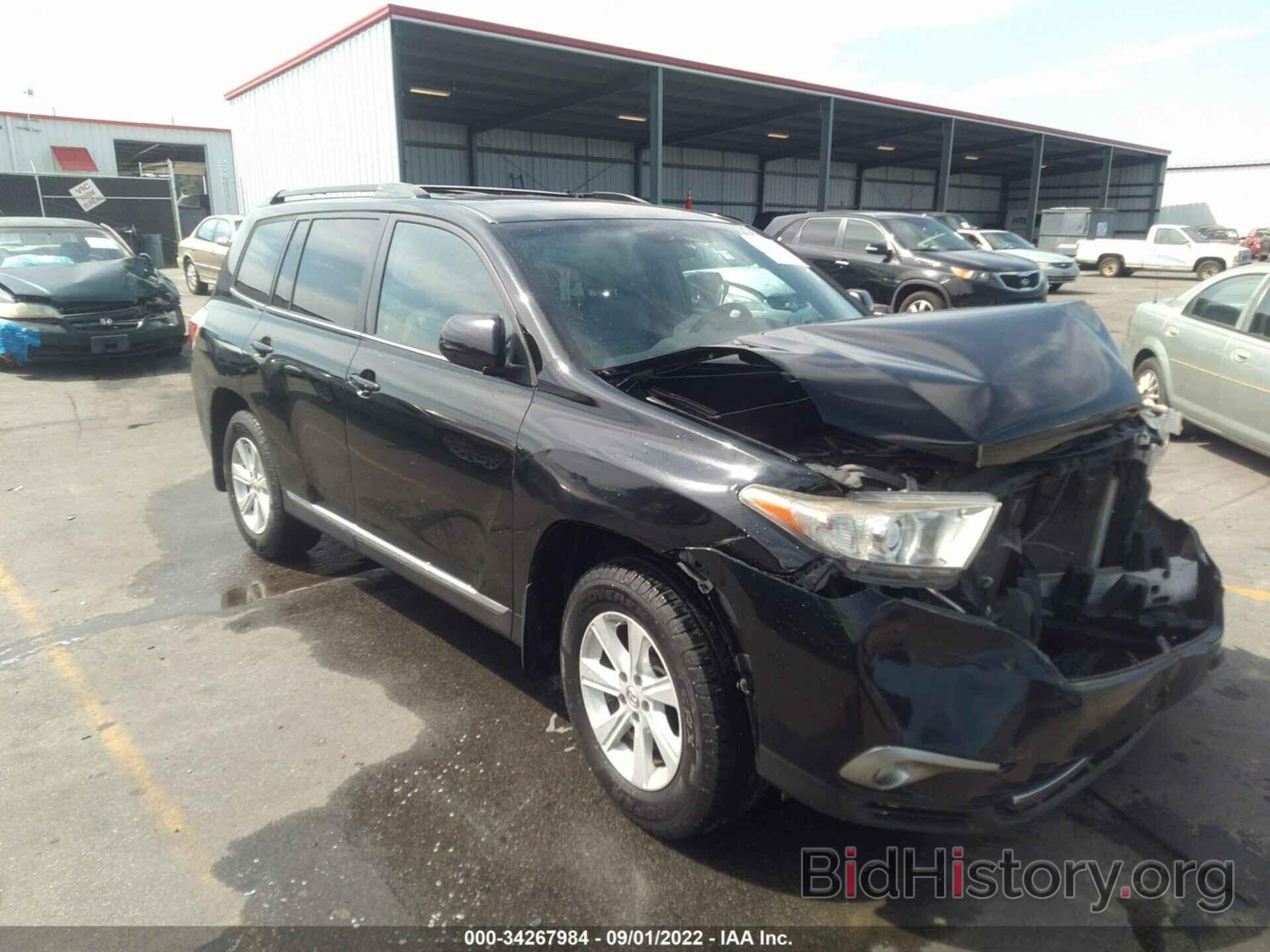 Photo 5TDBK3EHXDS274764 - TOYOTA HIGHLANDER 2013