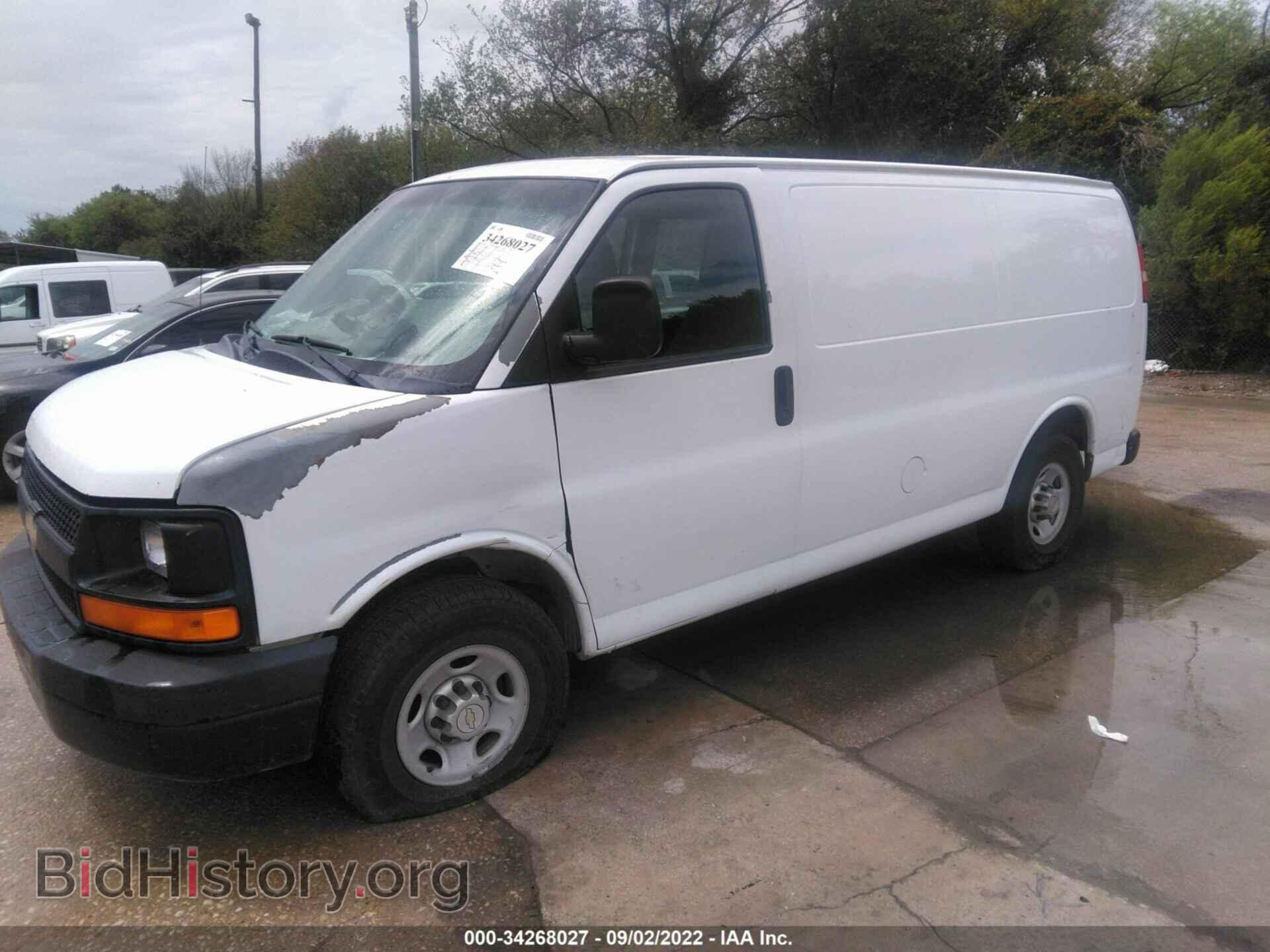2012 CHEVROLET EXPRESS CARGO VAN - VIN: 1GCWGFBA5C1113147 - Фото 2